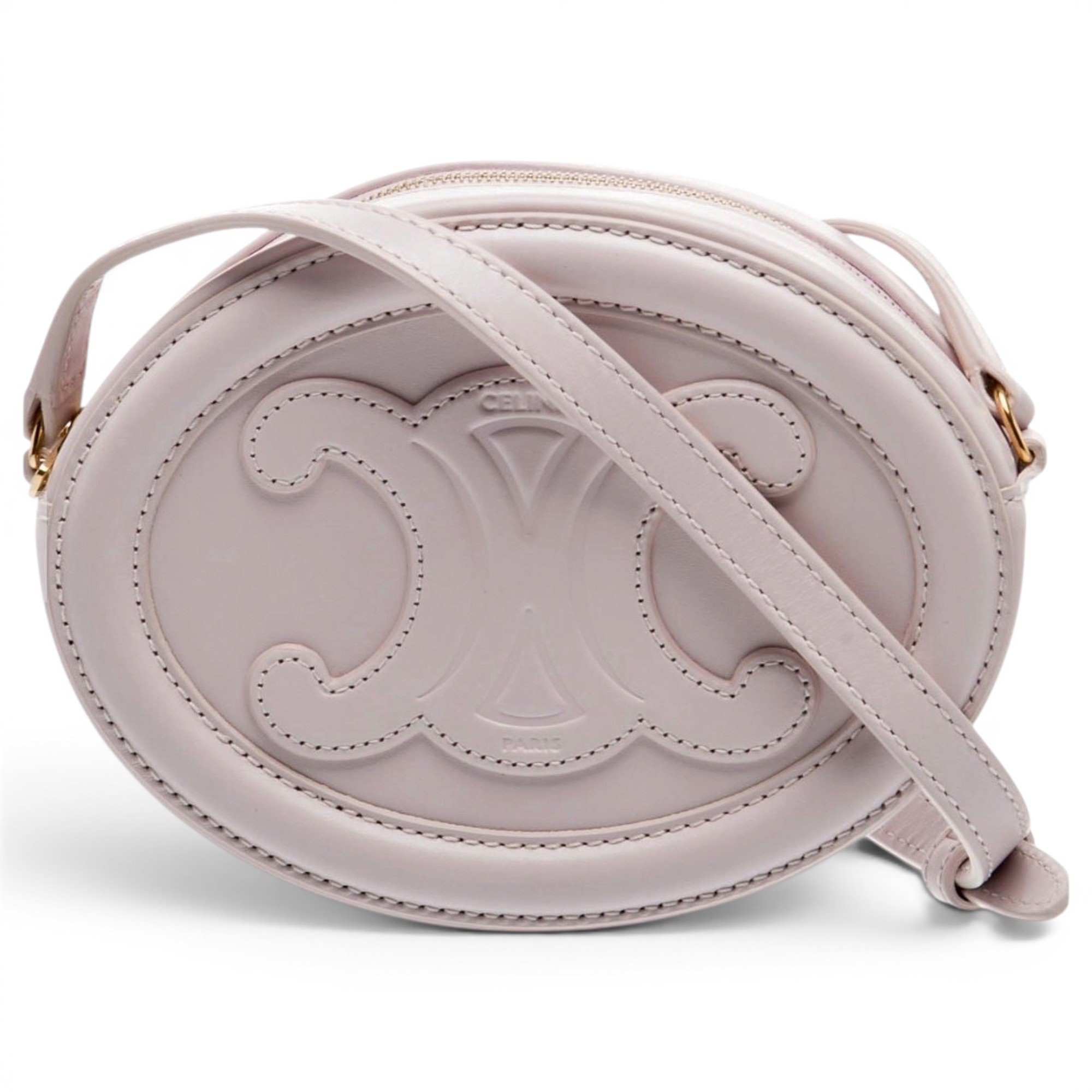 Triomphe leather crossbody bag