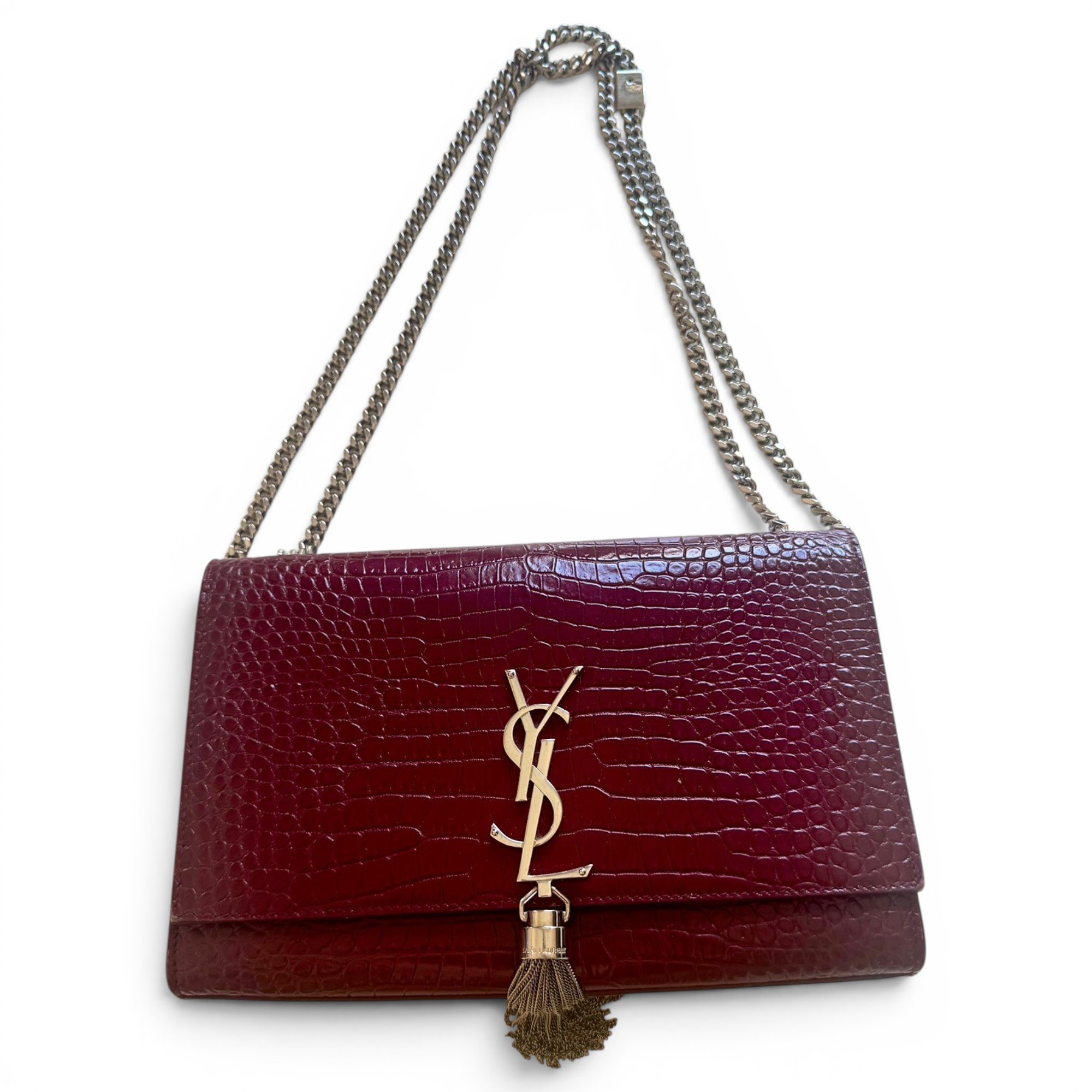 Patent leather crossbody bag