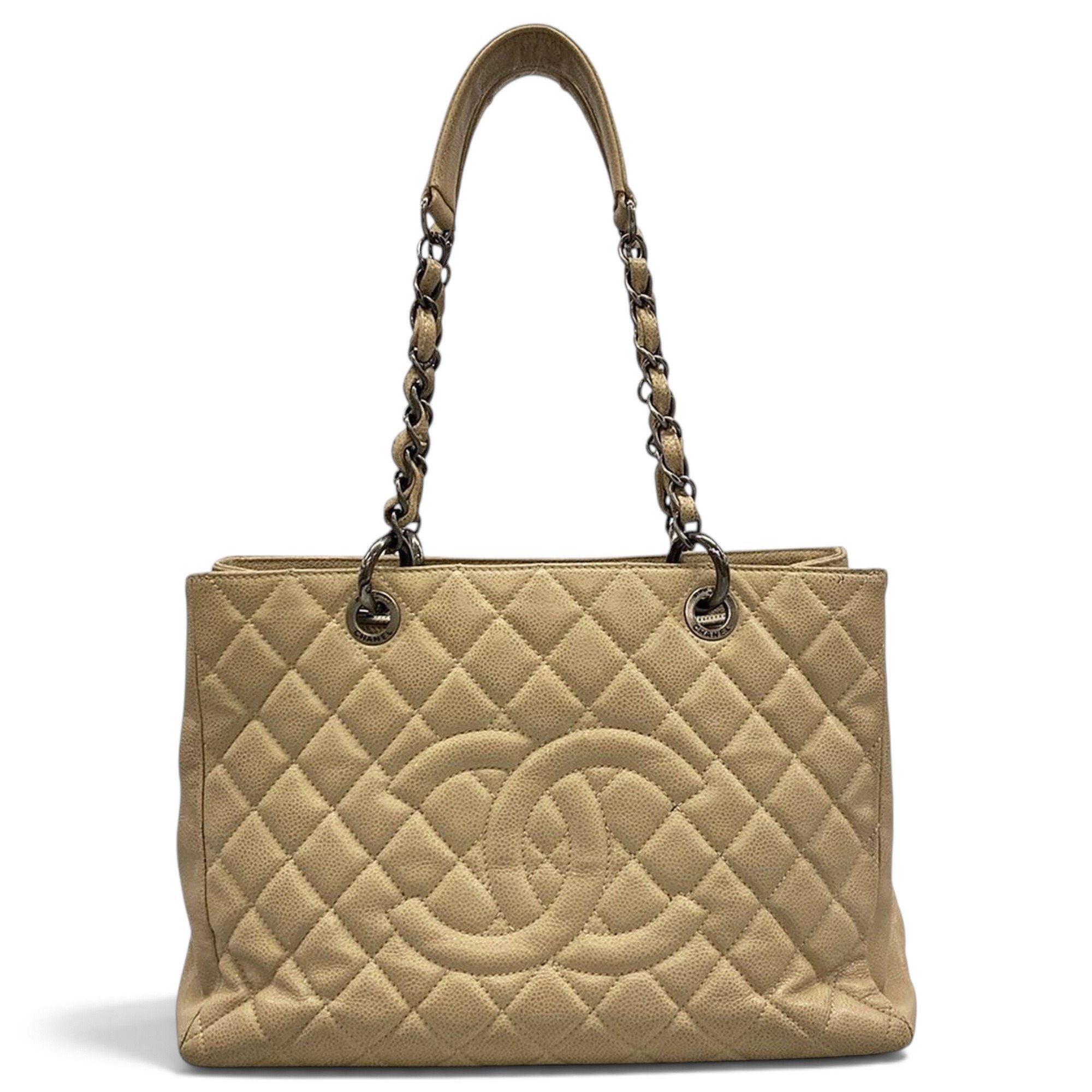 Grand shopping leather tote