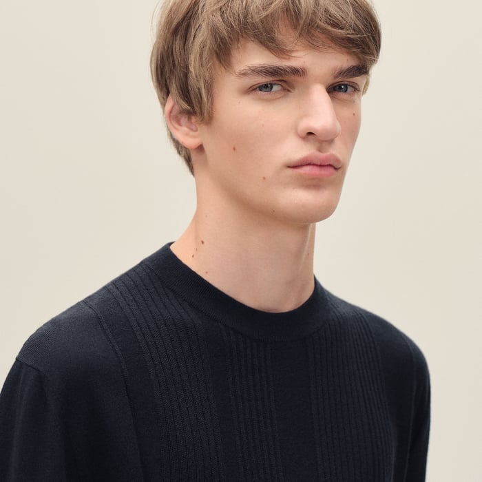 Marine "H Vibration" Crewneck Sweater