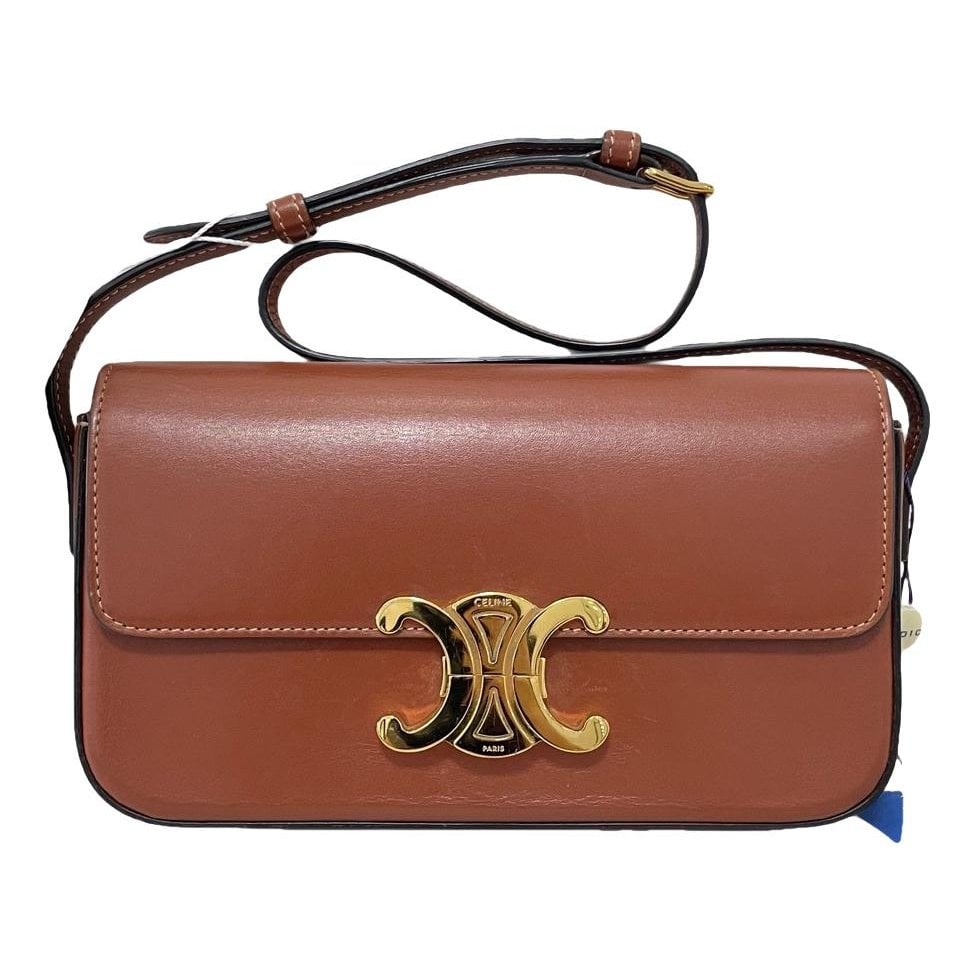 Triomphe leather handbag