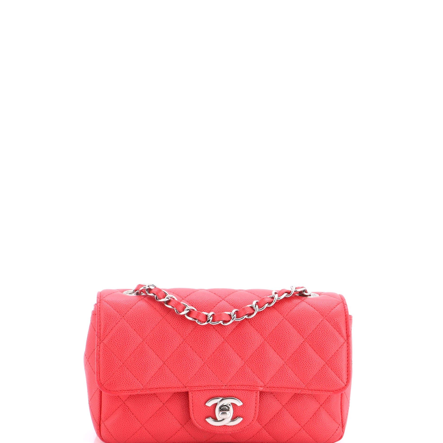 Classic Single Flap Bag Quilted Caviar Mini