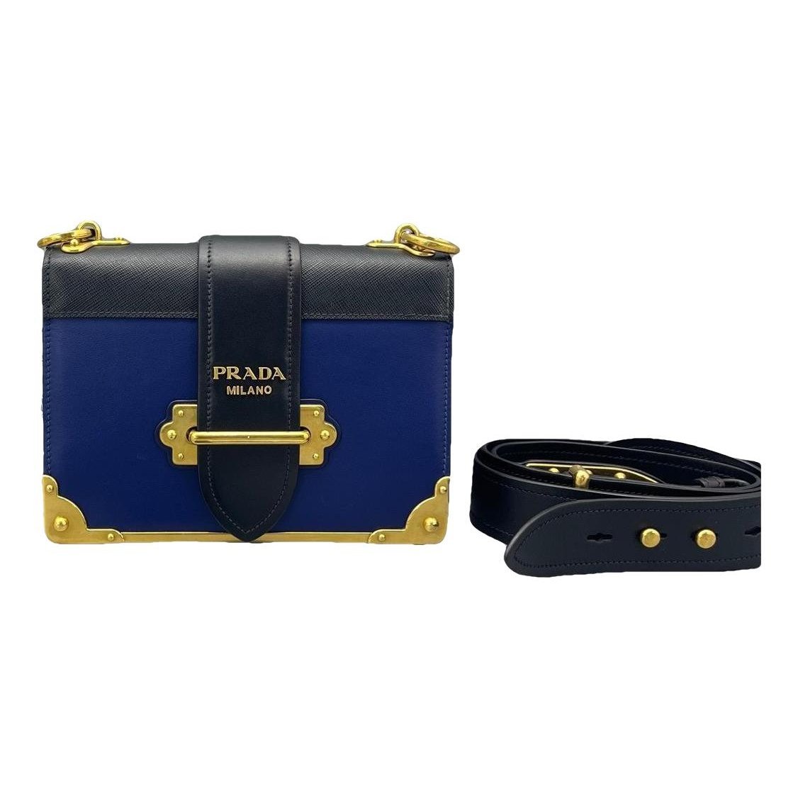 Cahier leather handbag