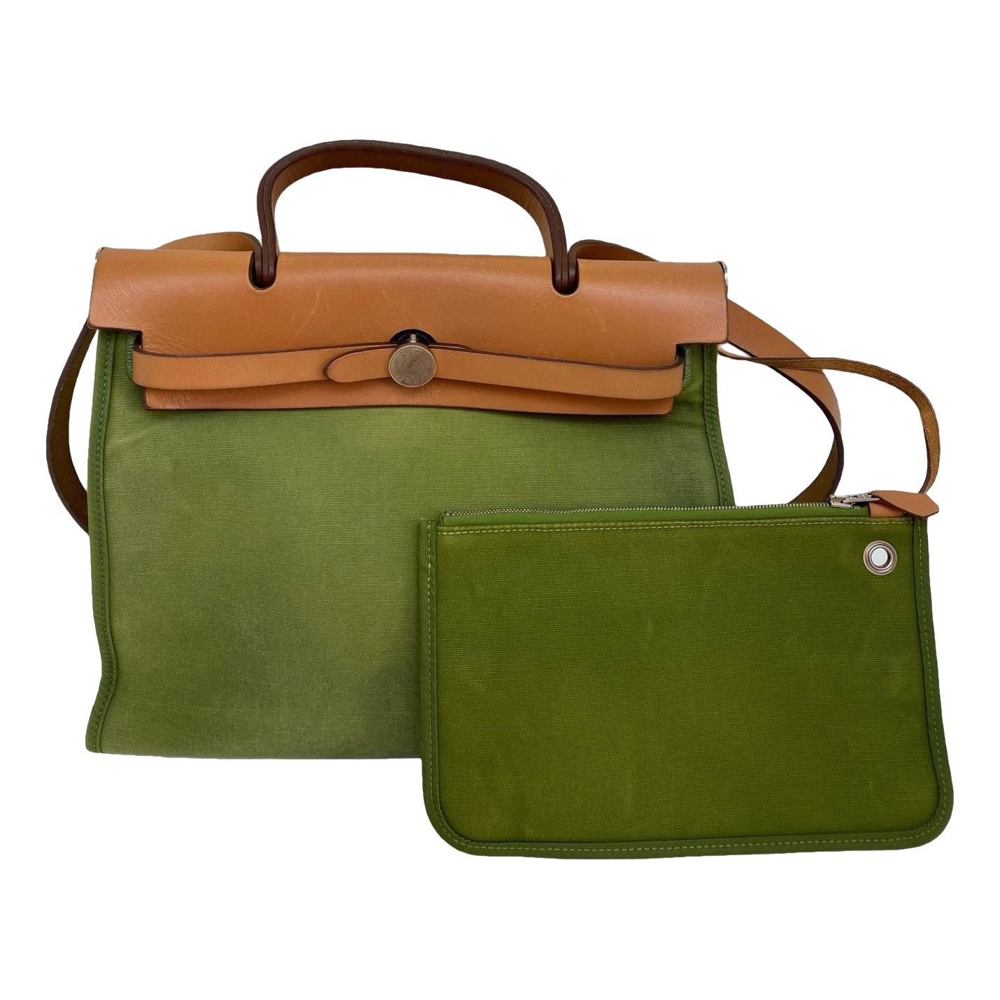Hermes Herbag Handbag Natural