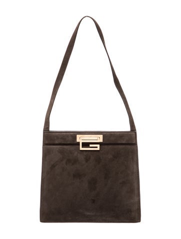 Suede Shoulder Bag Vintage