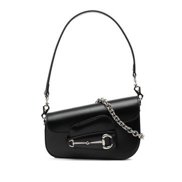 Calf Leather Mini Leather Asymmetric Horsebit 1955 Satchel