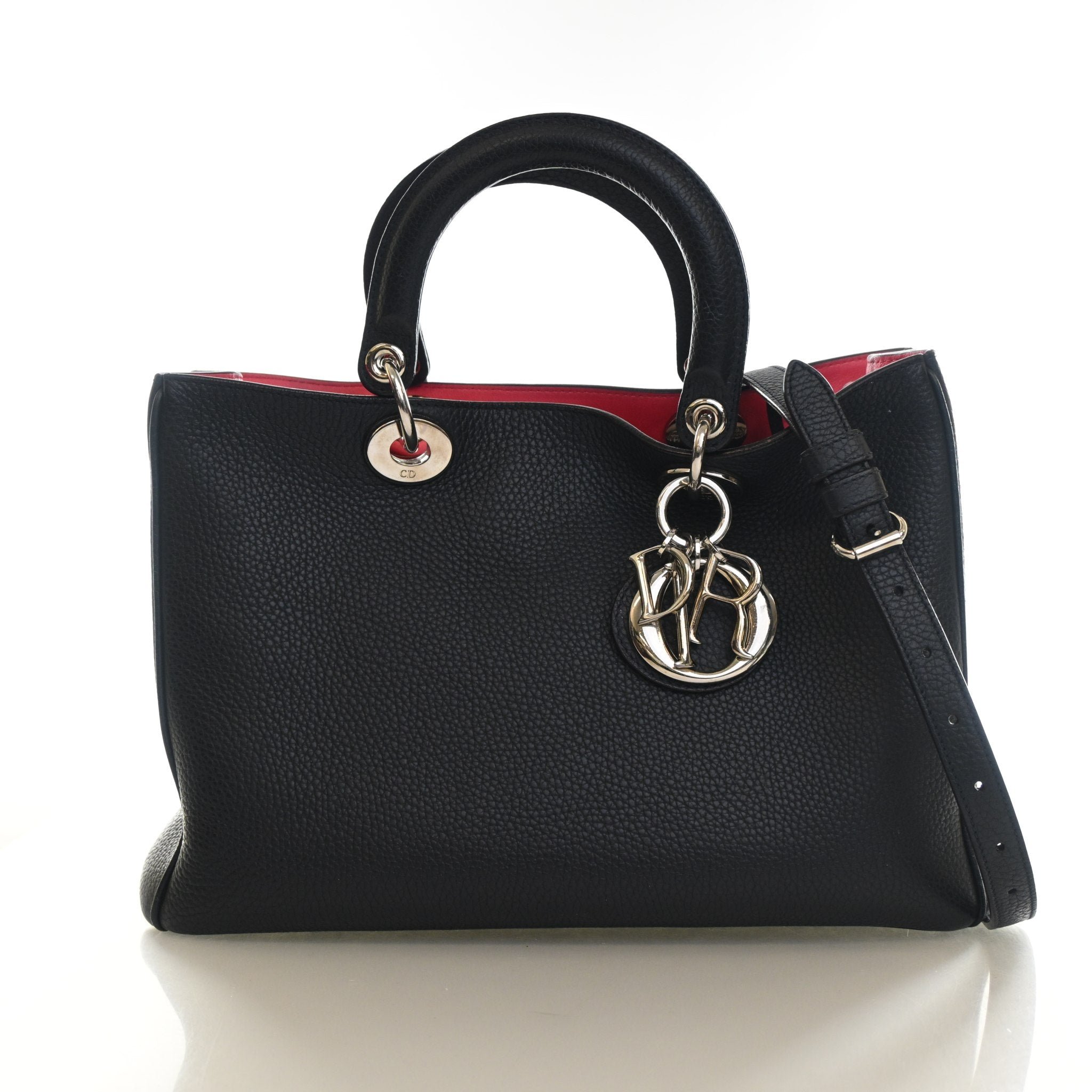 Christian Dior Medium Calfskin Diorissimo Tote