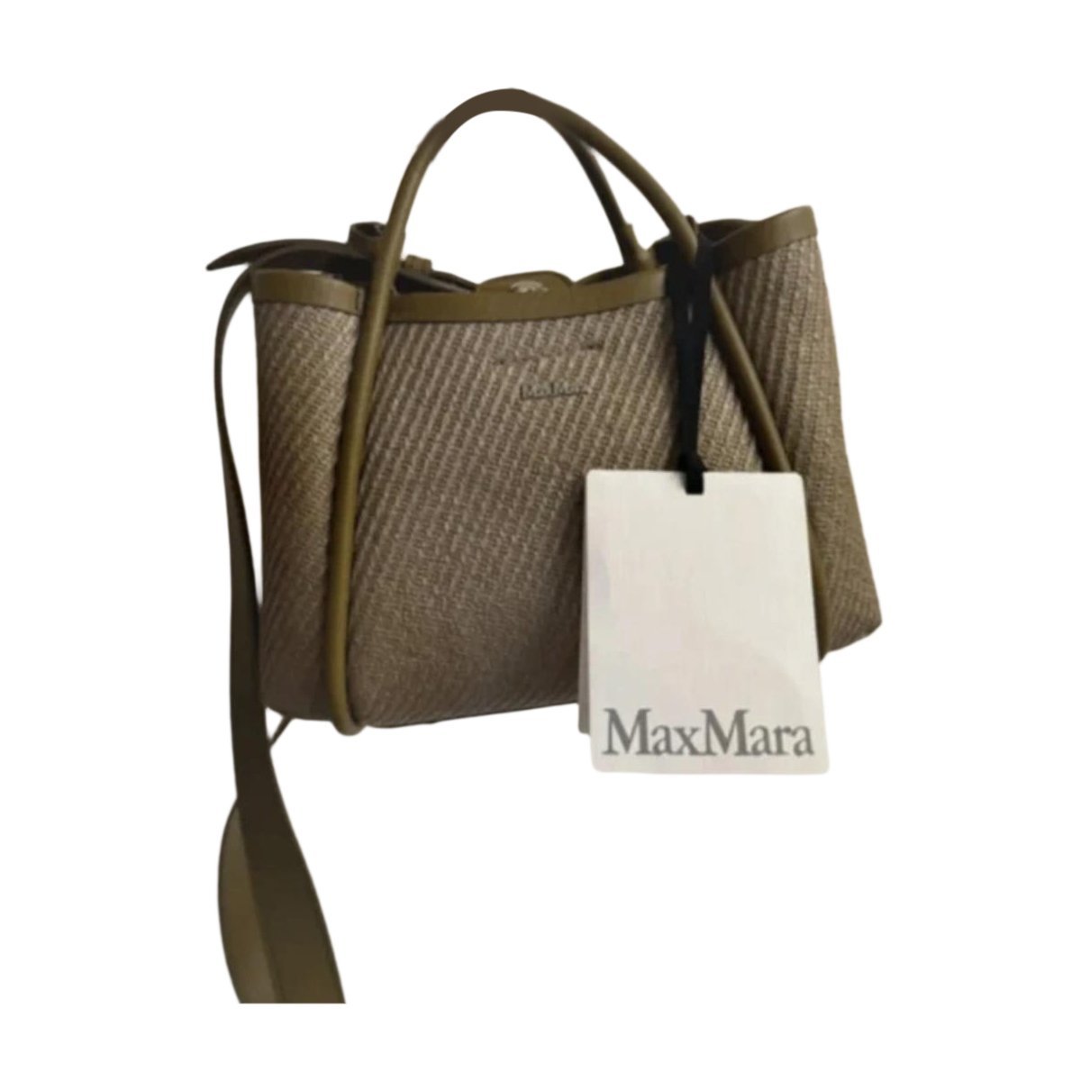Marine leather tote