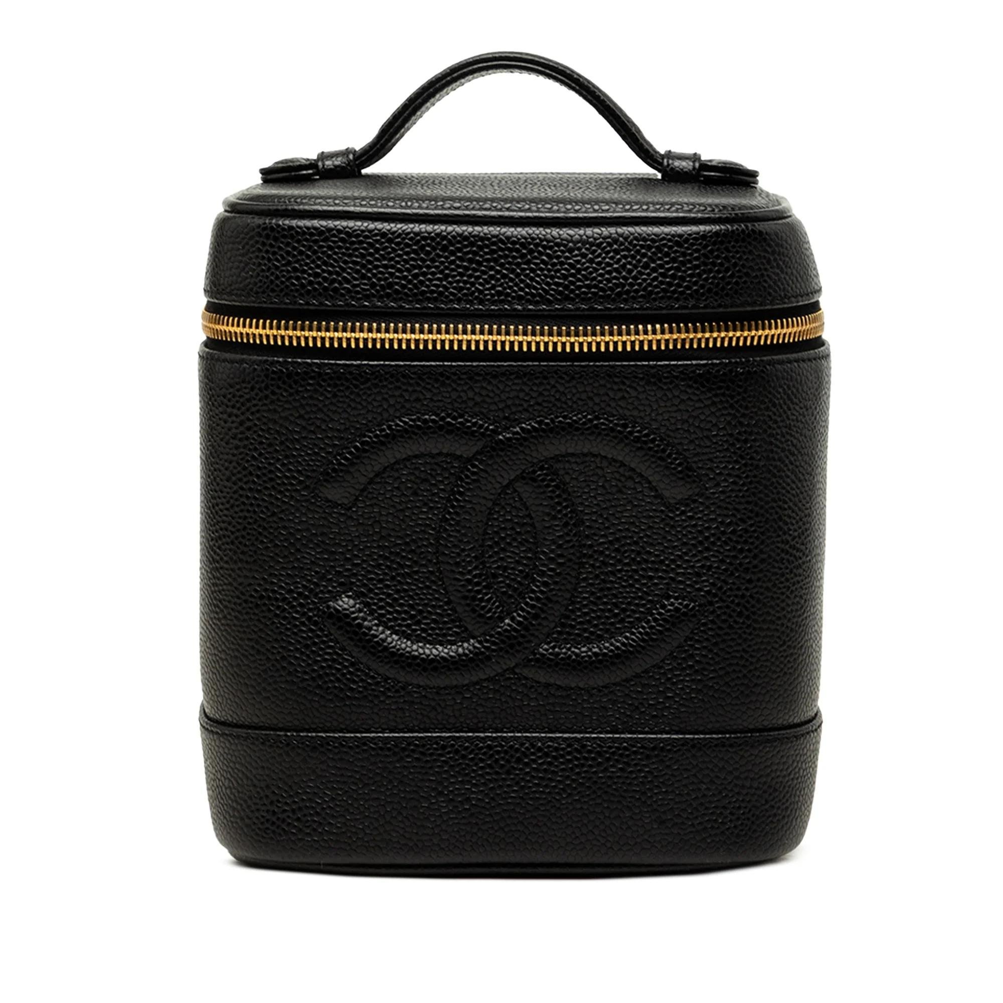 Vanity leather handbag