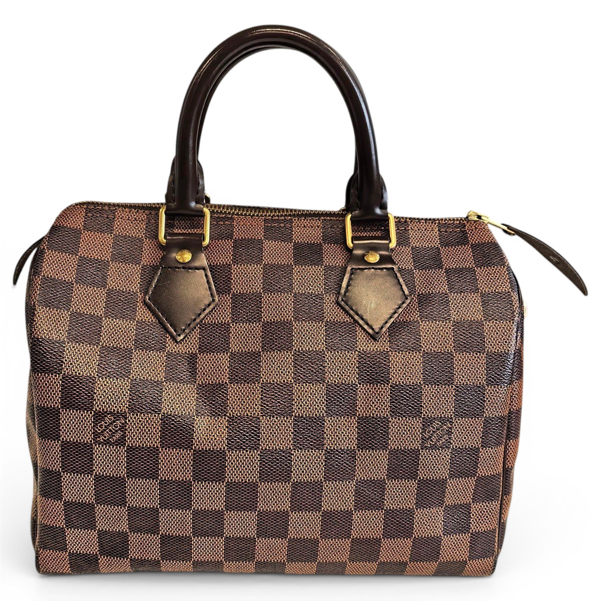 Speedy leather handbag