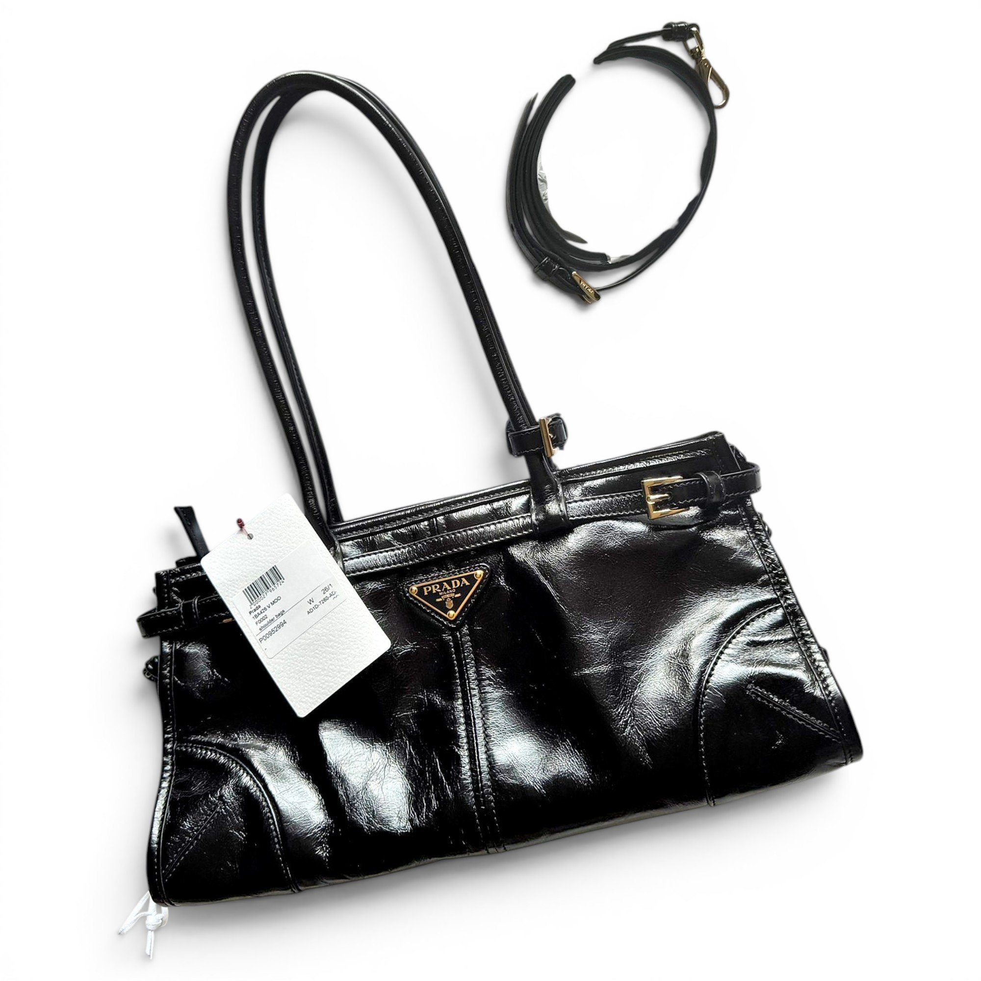 Bonnie patent leather handbag