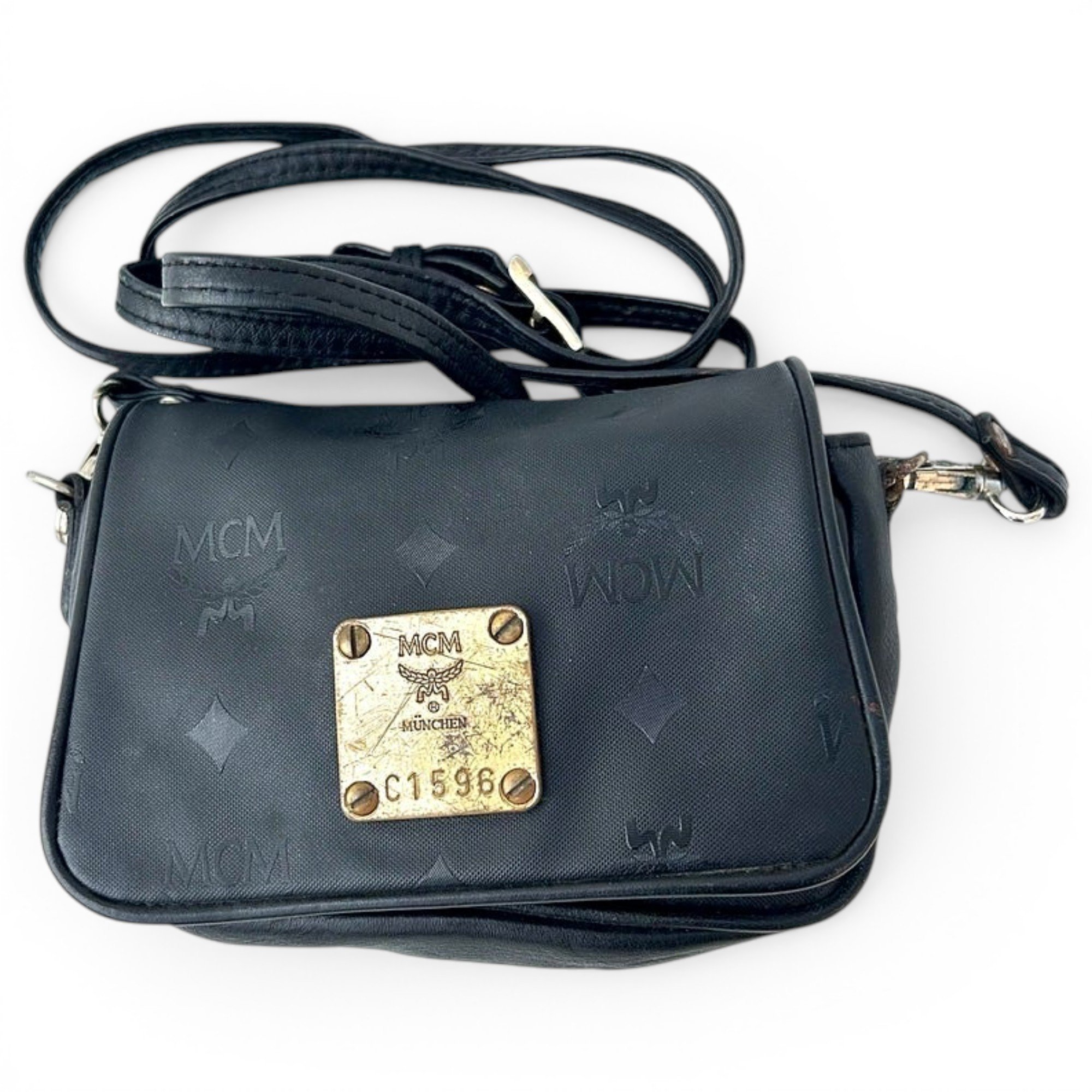 Leather crossbody bag