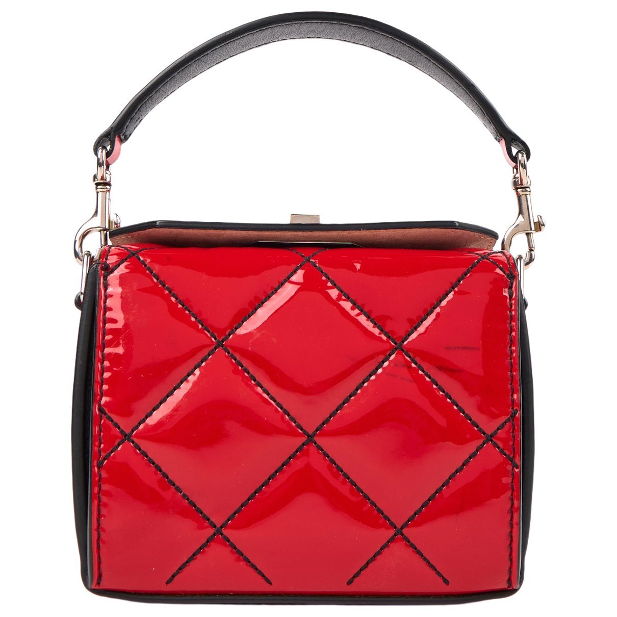 Patent leather handbag