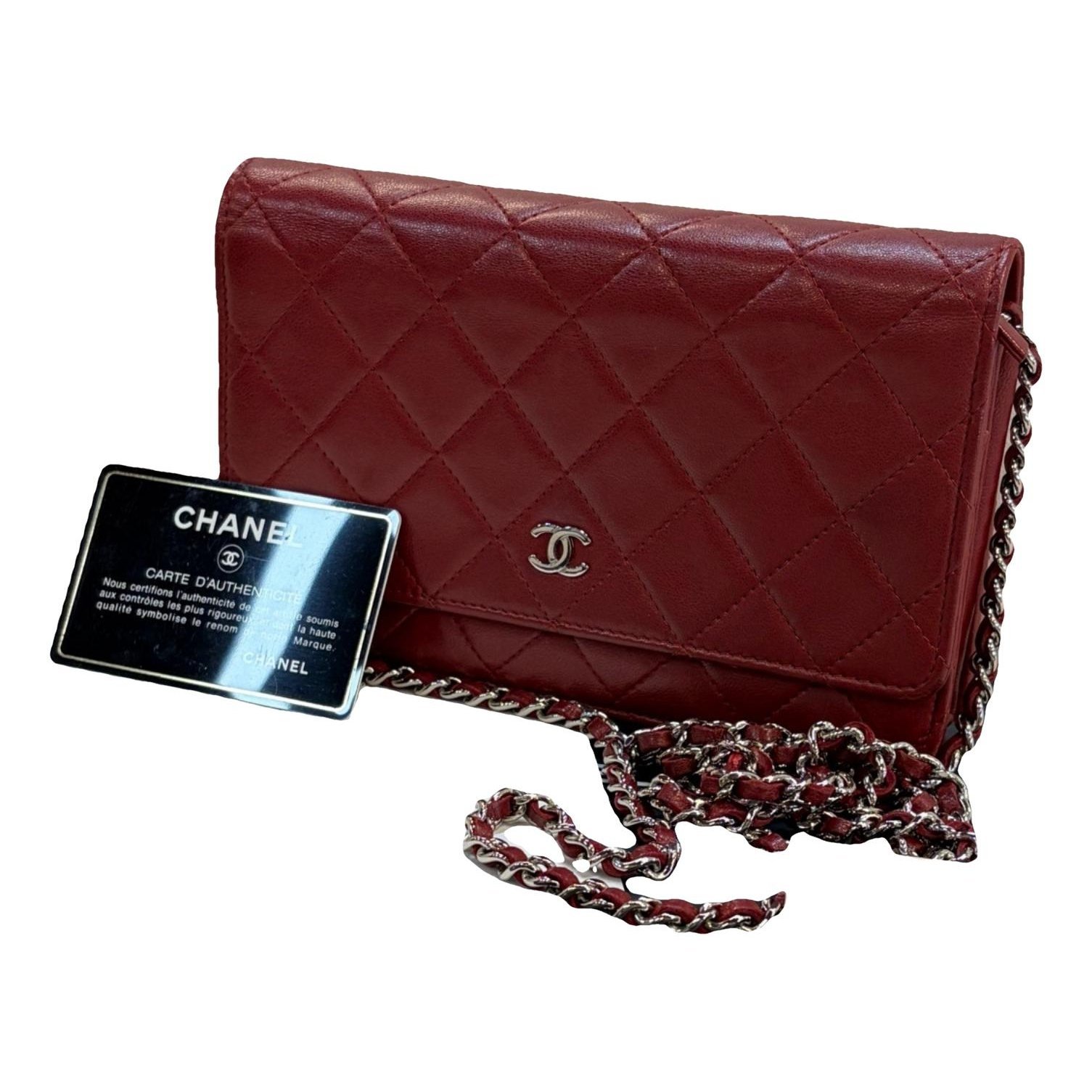 Trendy CC Wallet on Chain leather crossbody bag