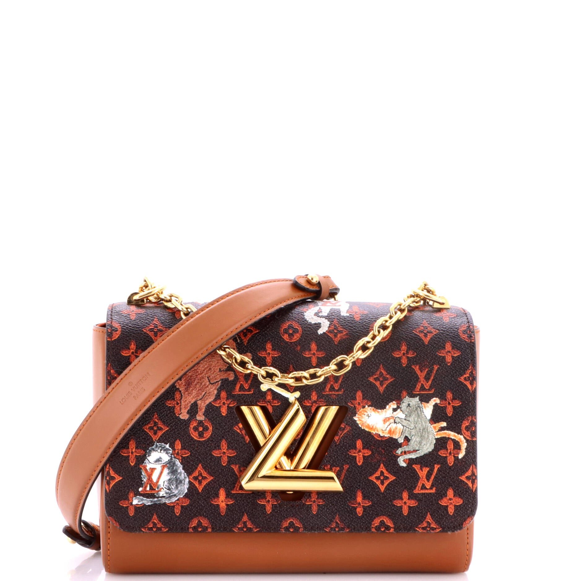 Twist Handbag Limited Edition Grace Coddington Catogram Canvas MM