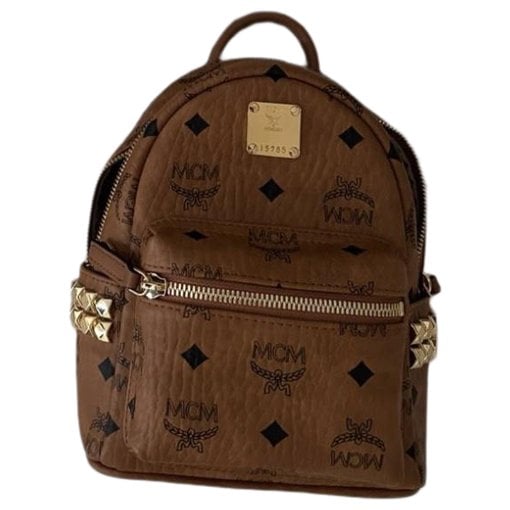 Leather backpack