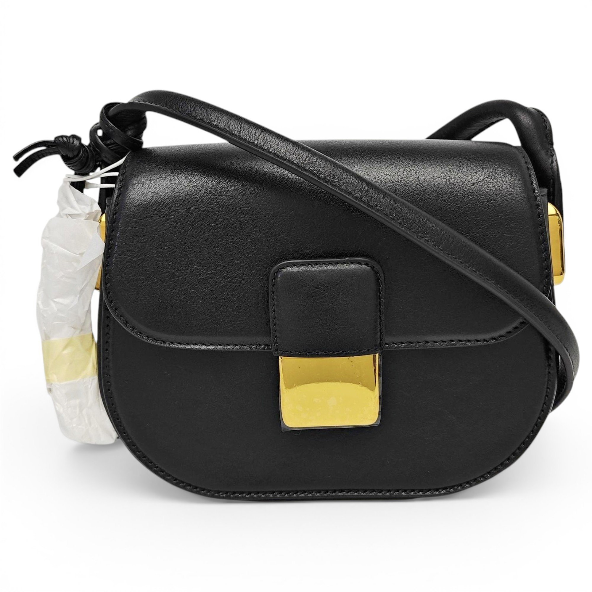 BV Angle leather crossbody bag