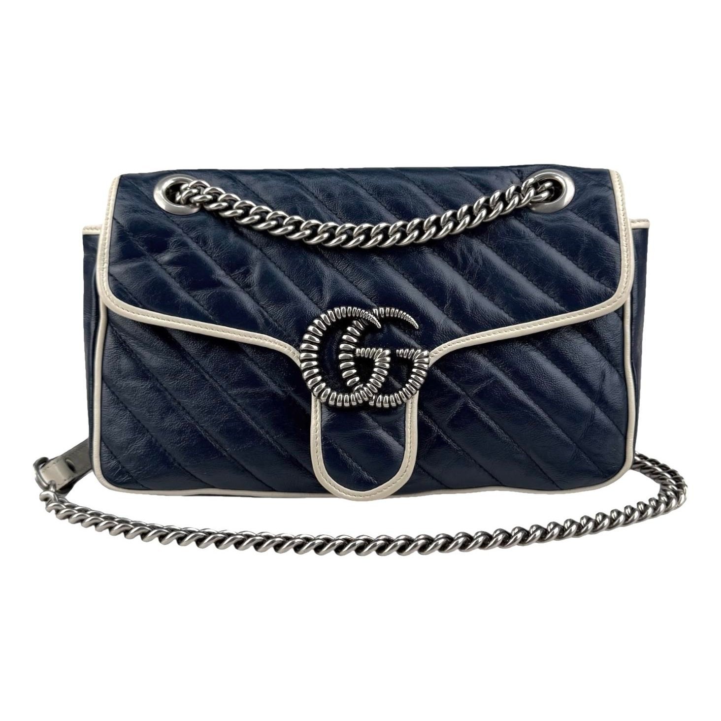 GG Marmont Flap leather crossbody bag