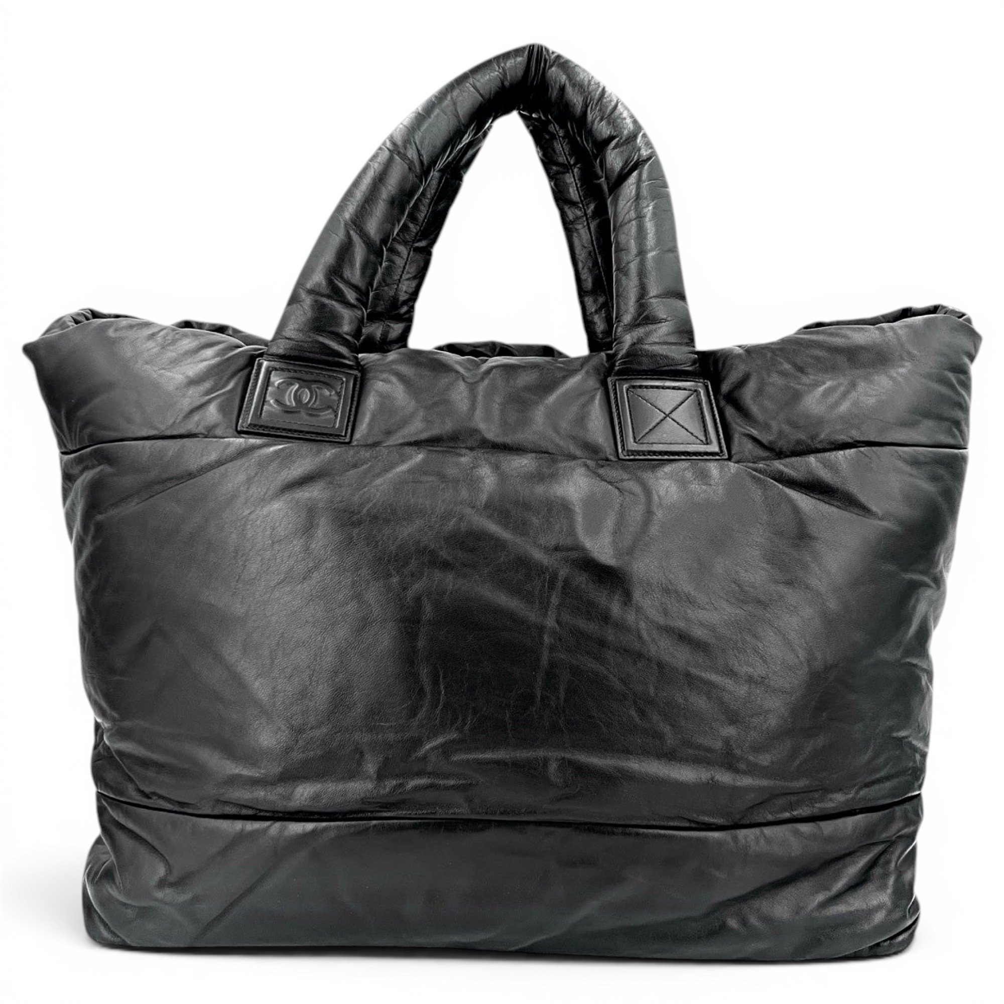 Cocoon leather handbag