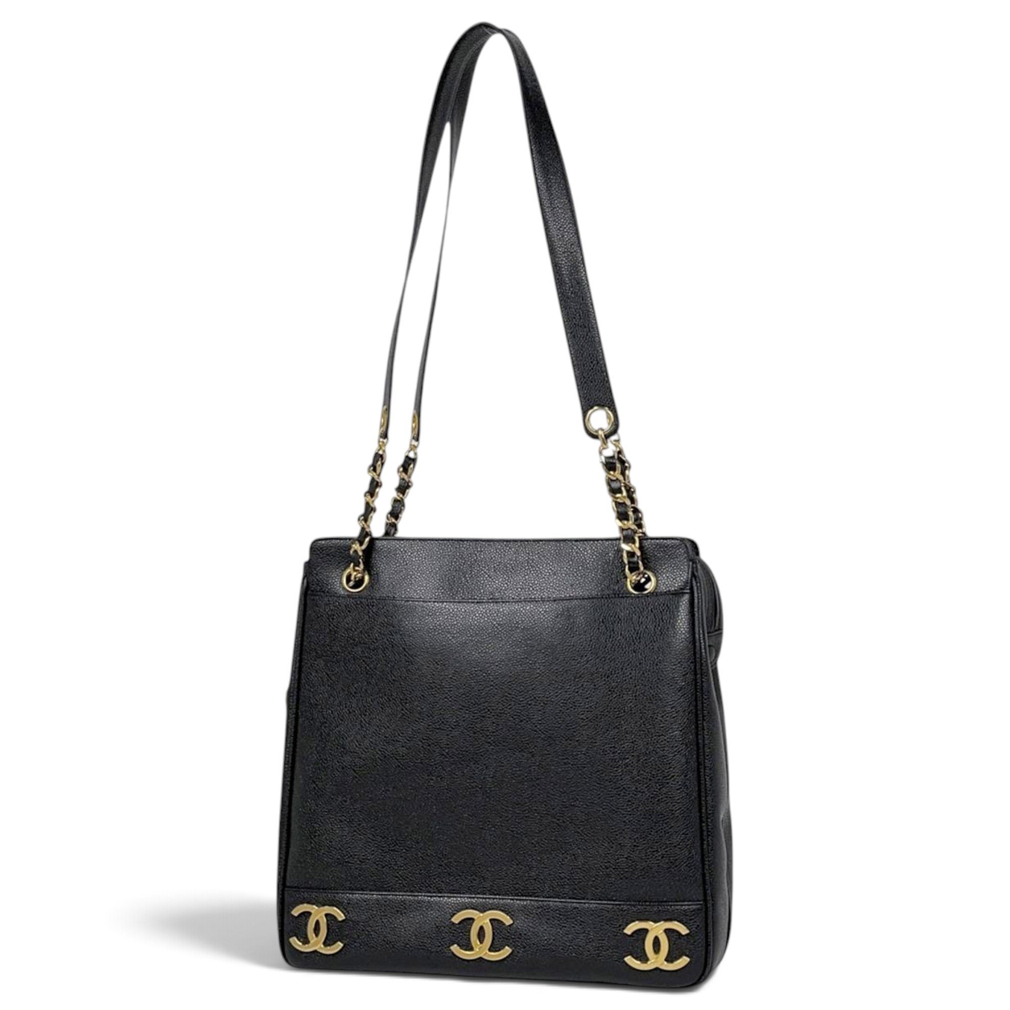Leather tote