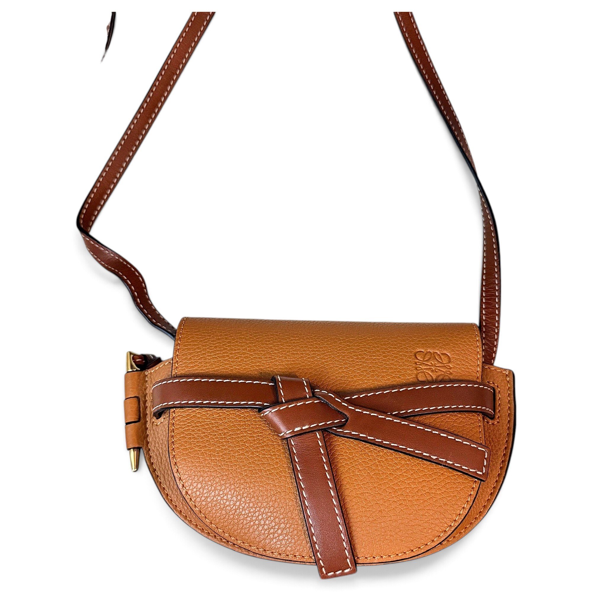 Gate leather crossbody bag