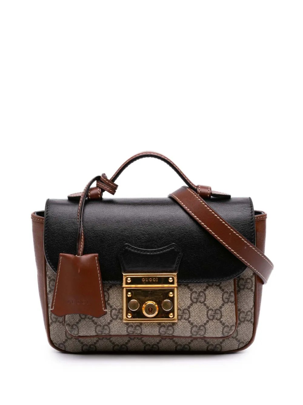 2016-2026 Mini GG Supreme and Calfskin Padlock Flap Pocket satchel