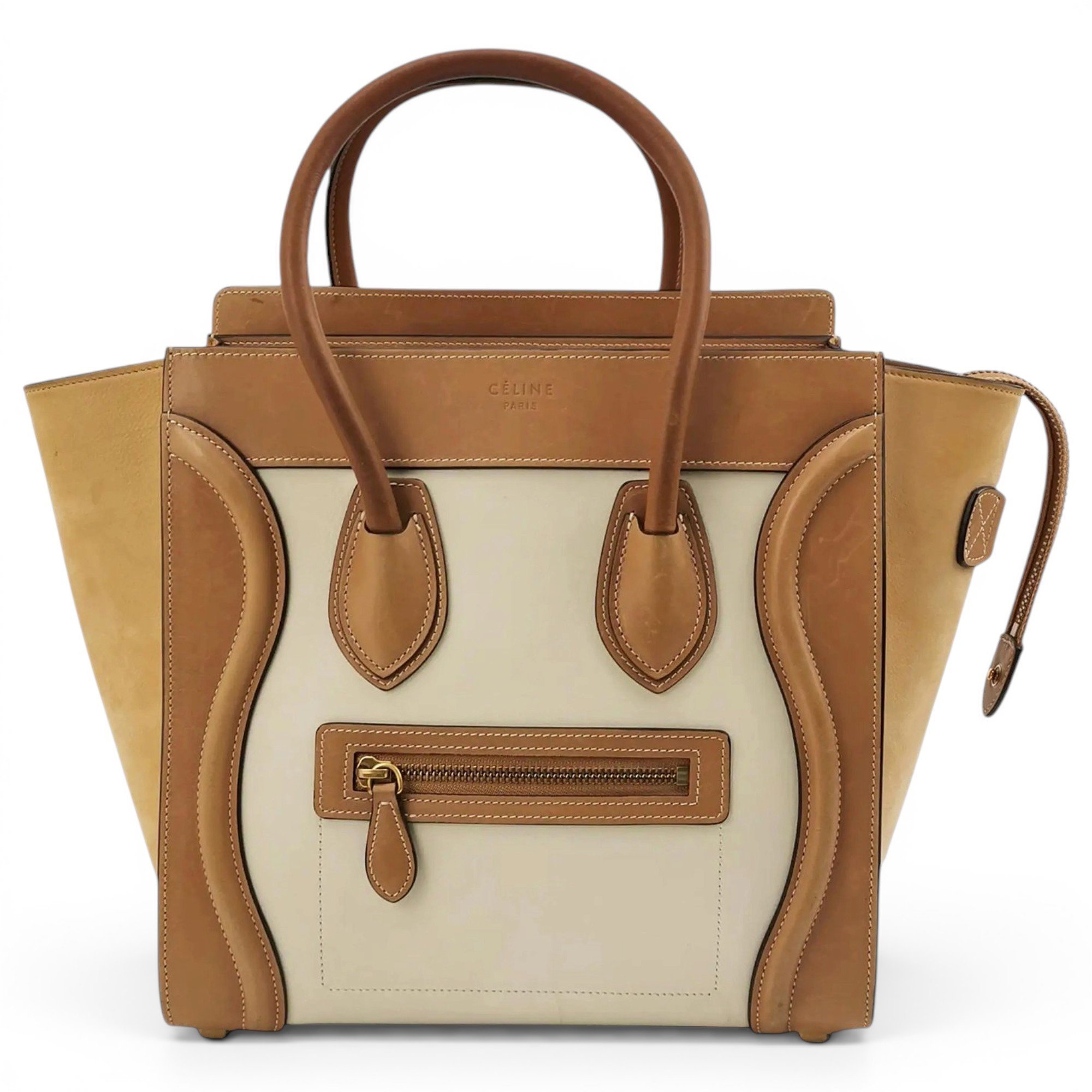 Luggage leather handbag