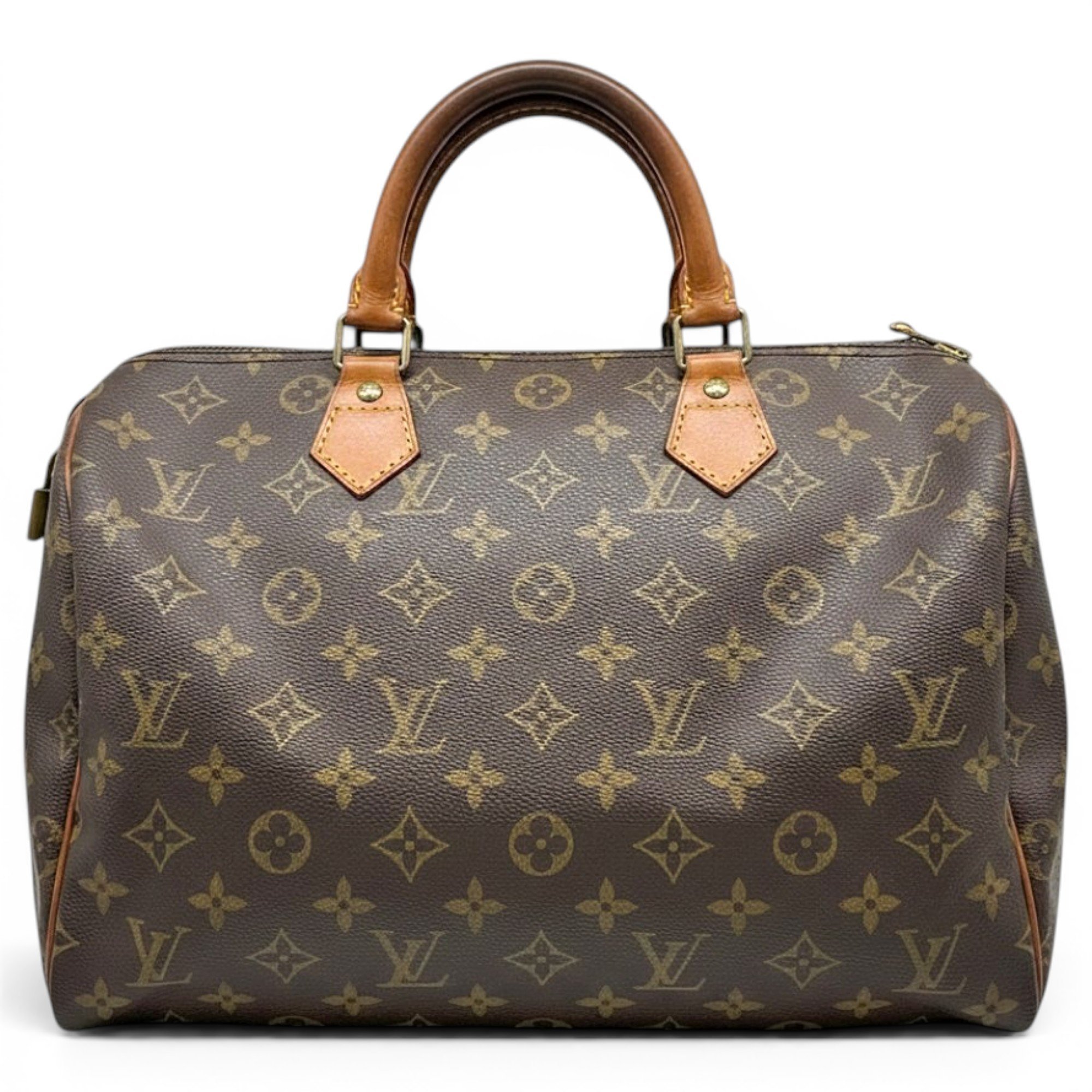 Speedy leather handbag