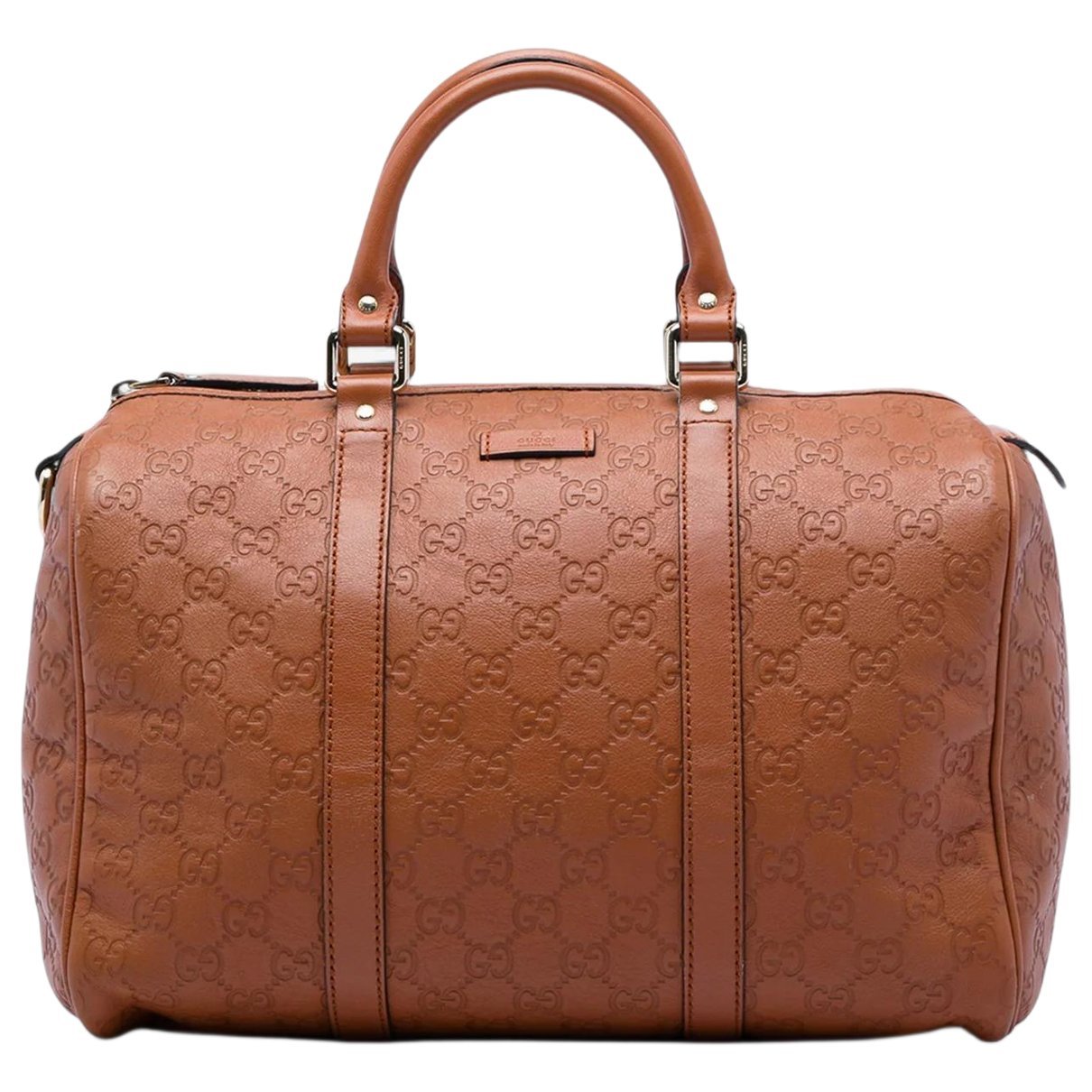 Boston leather bag