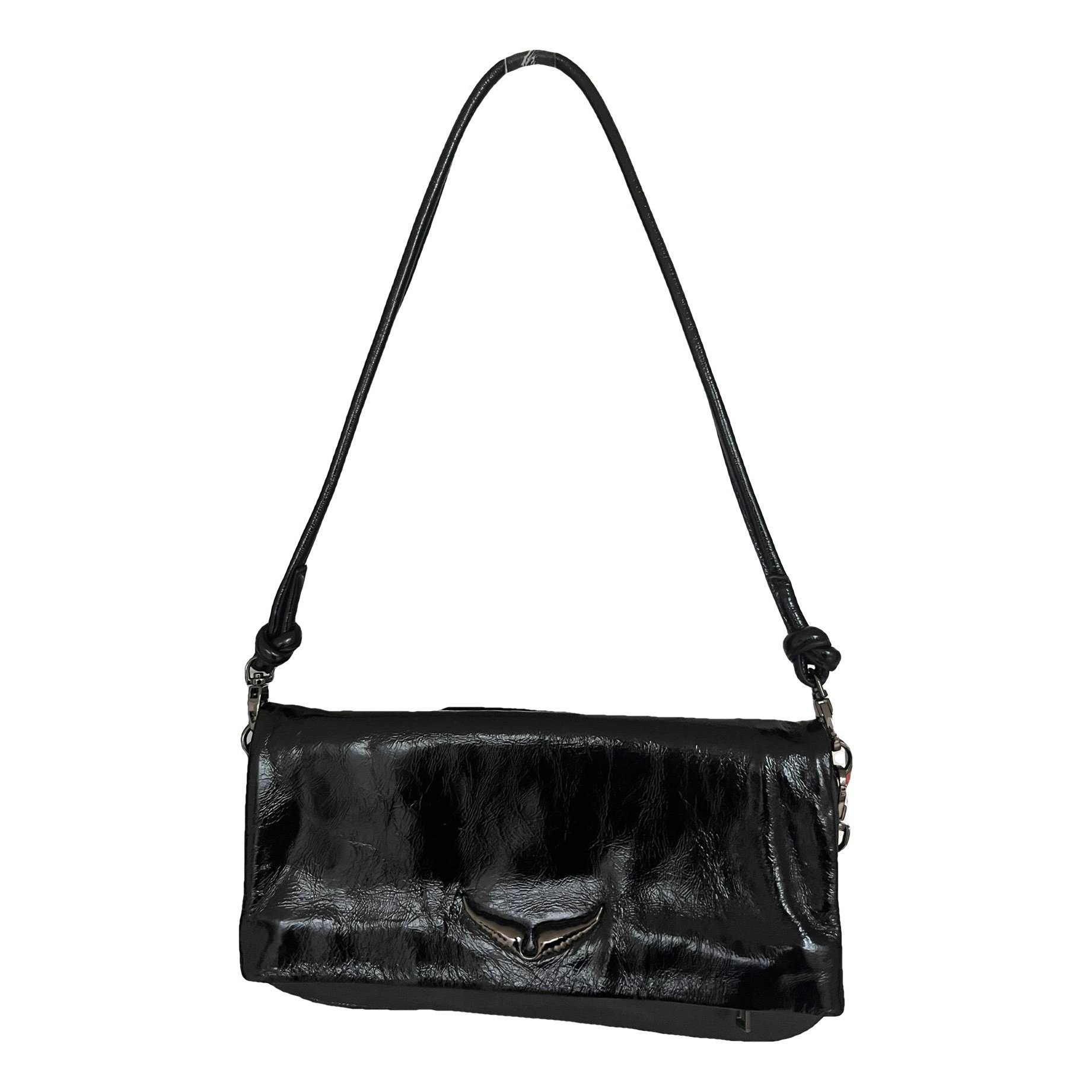 Rock patent leather crossbody bag