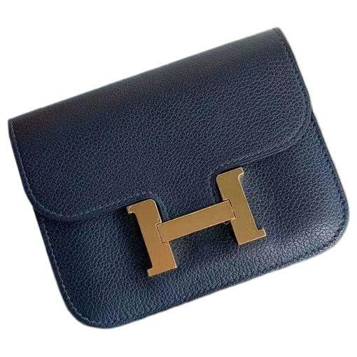 Constance leather clutch bag