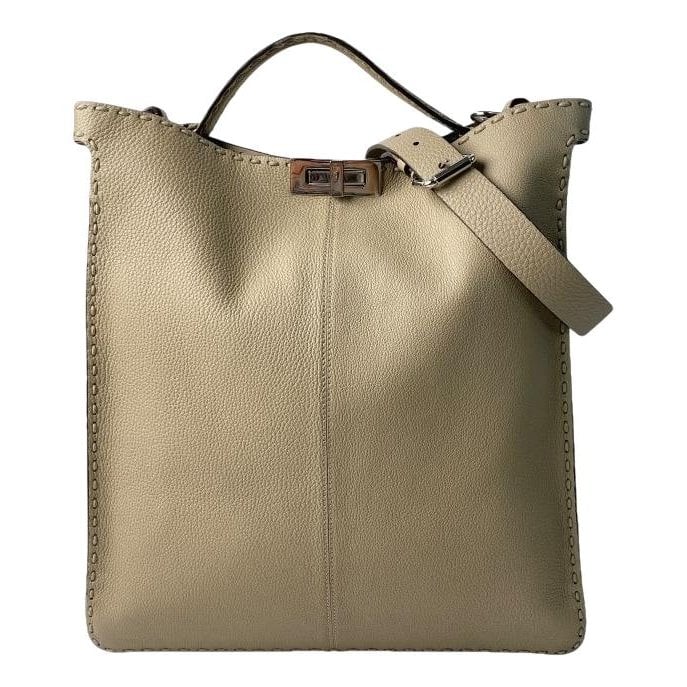 Peekaboo leather crossbody bag