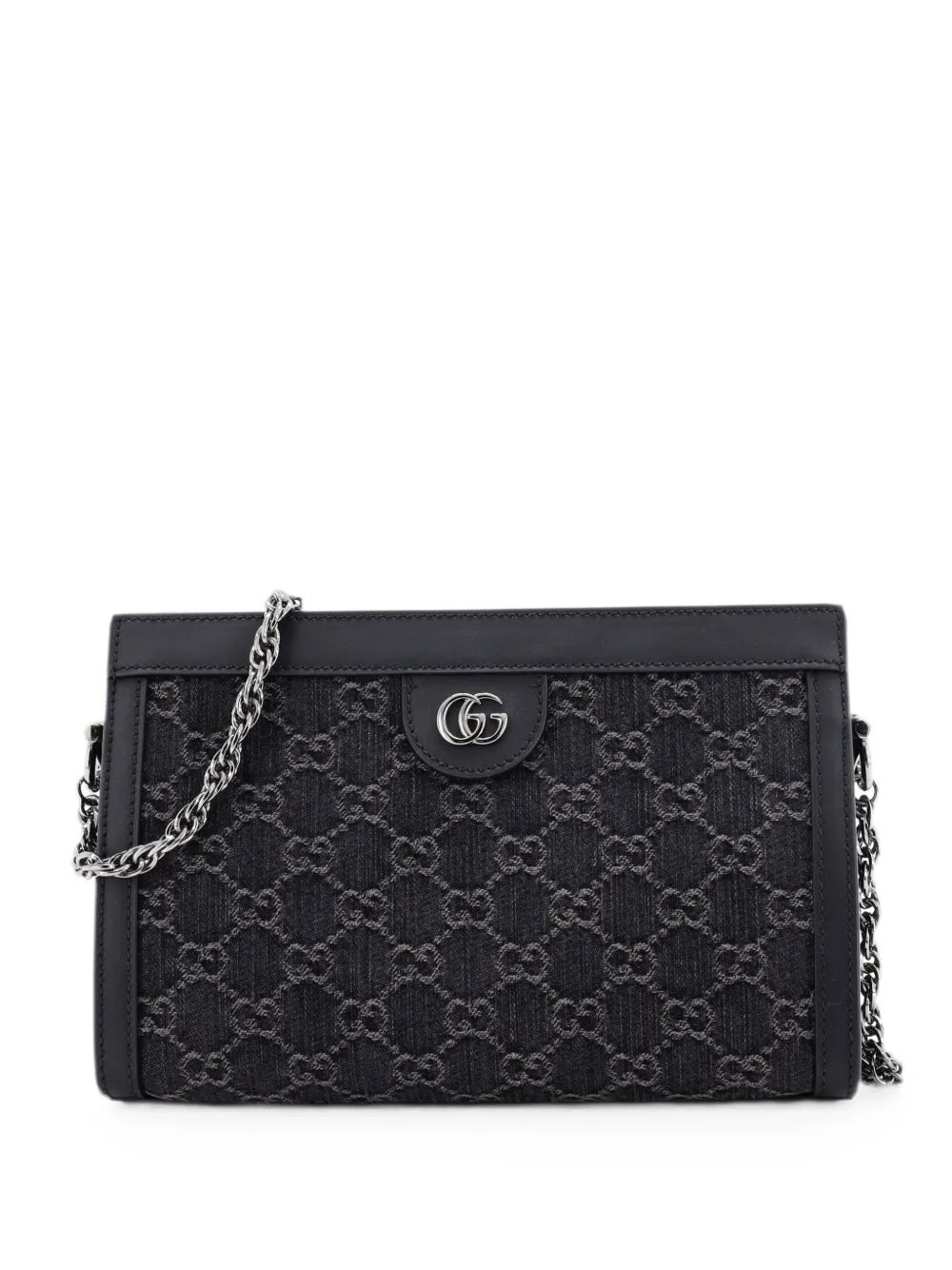 Ophidia Chain GG Denim Small shoulder bag