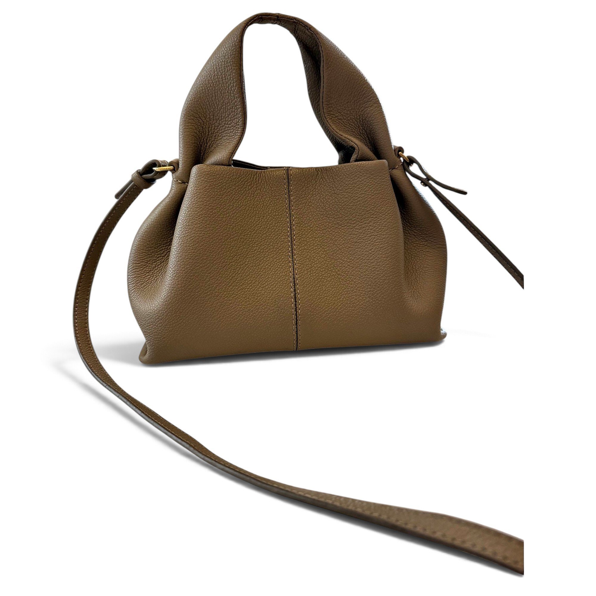 Polene Numéro Neuf leather crossbody bag
