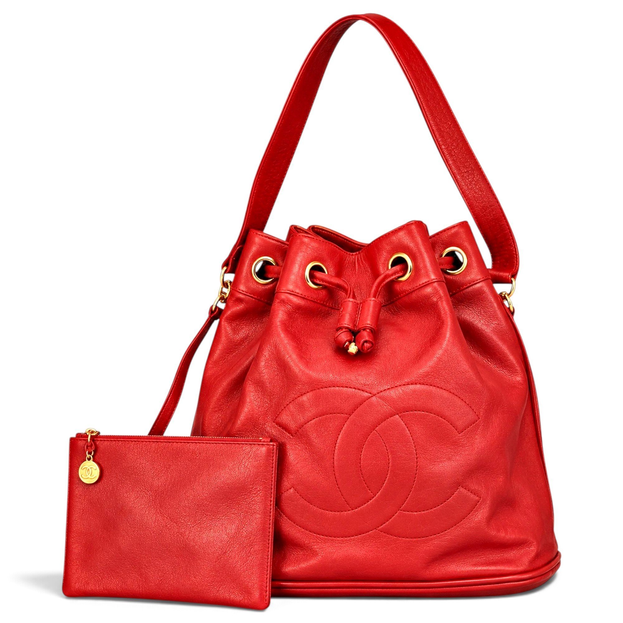 Gabrielle Bucket leather handbag