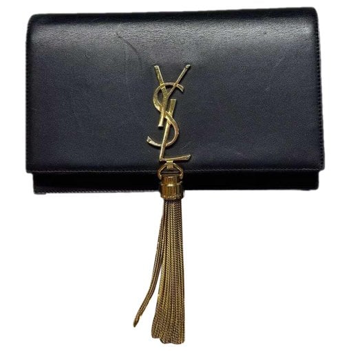 Pompom Kate leather handbag