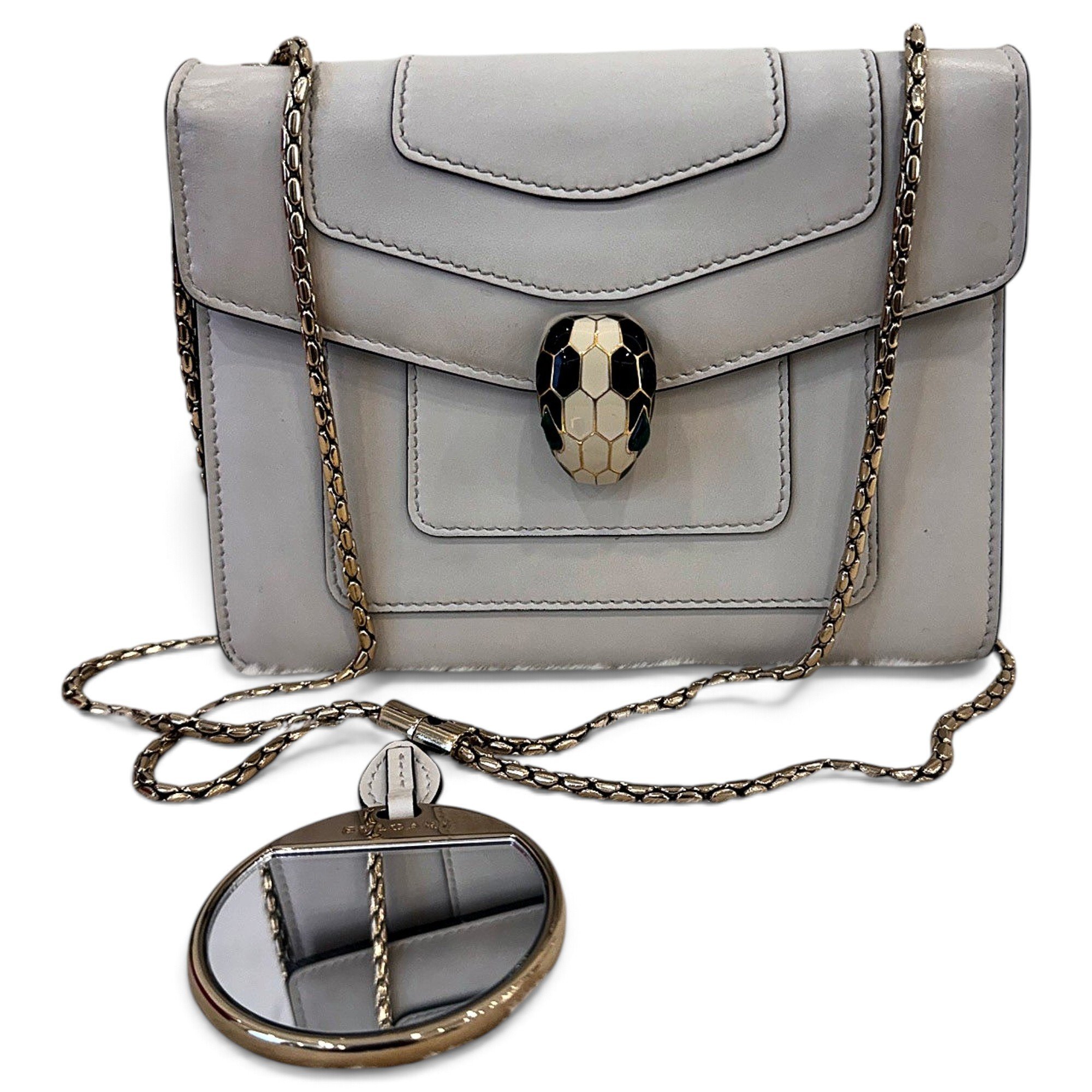 Serpenti leather crossbody bag