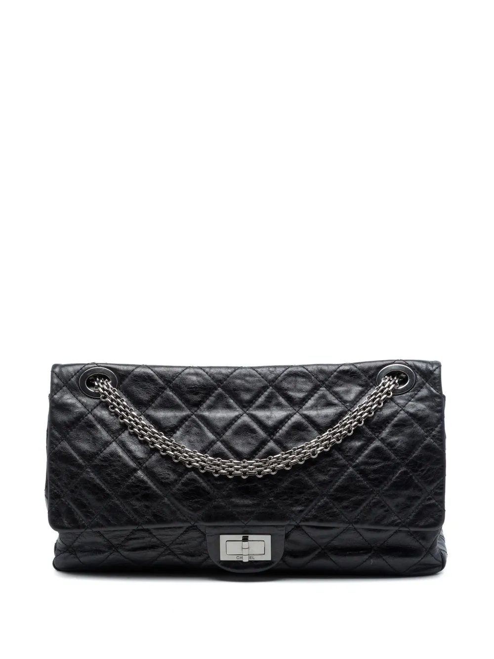 2008-2009 Quilted Aged Calfskin Reissue 2.55 Double Flap 227 shoulder bag