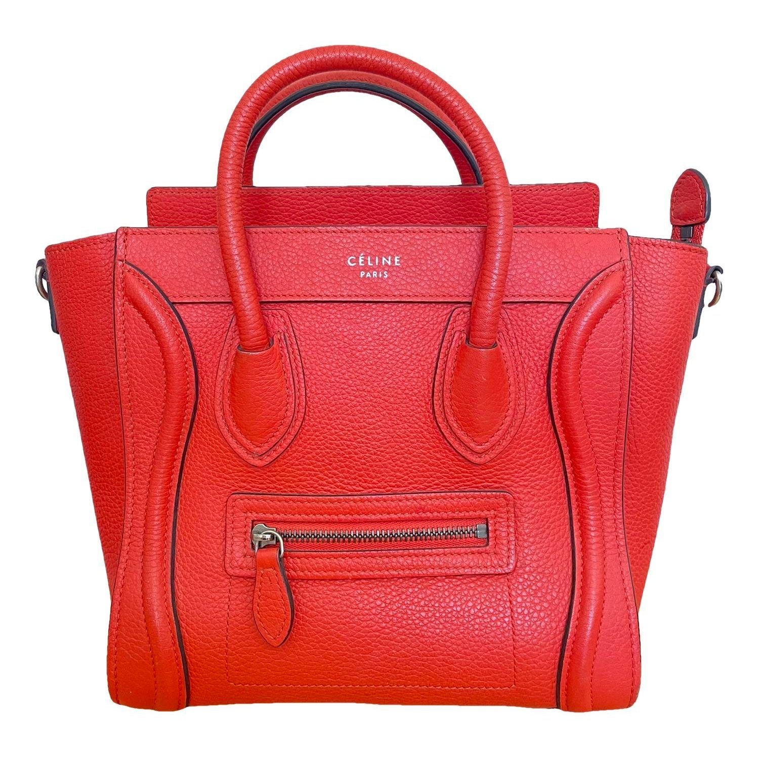 Nano Luggage leather handbag