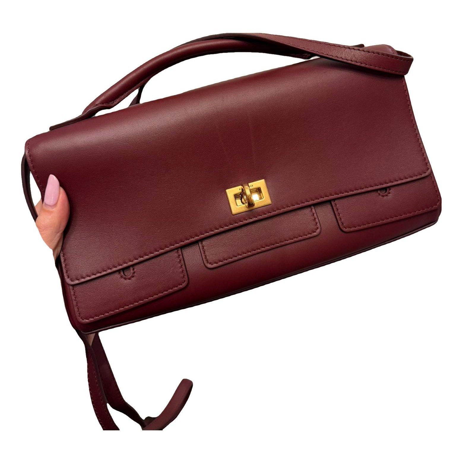 Balenciaga Bel Air Clutch leather handbag
