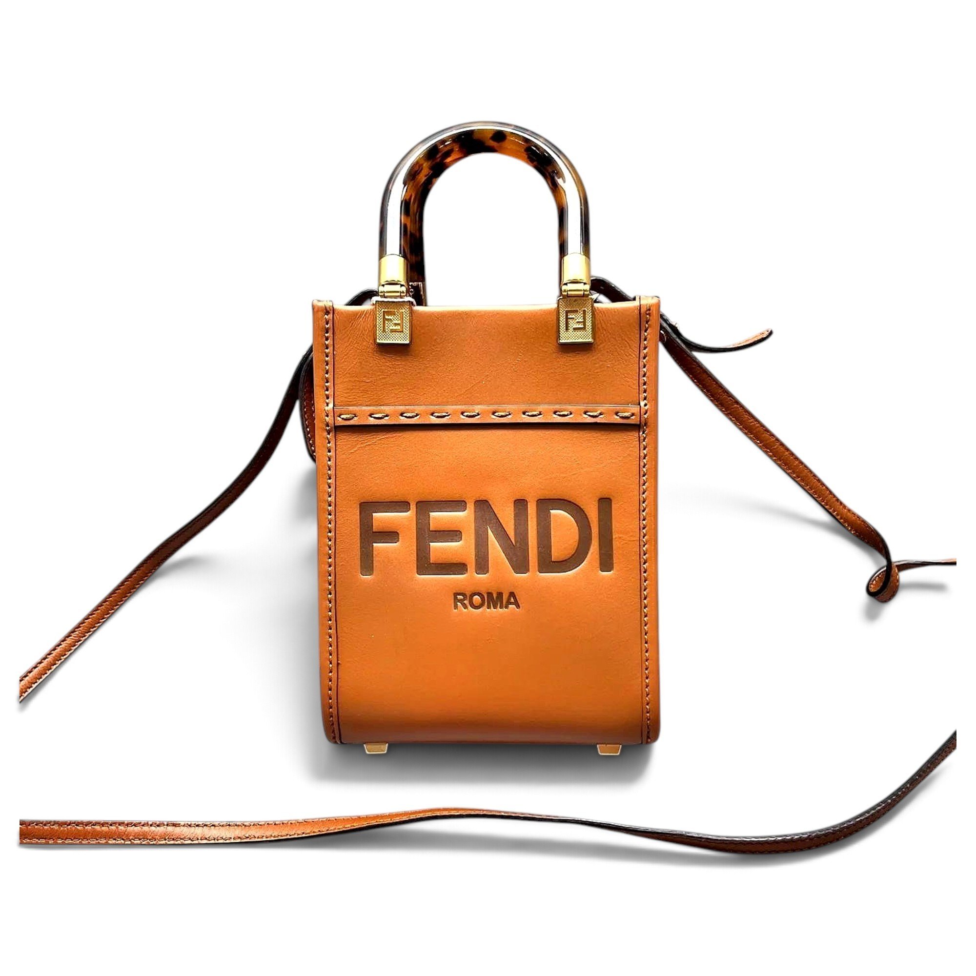 Leather mini bag