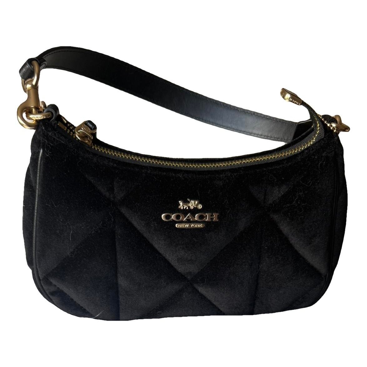 Velvet handbag