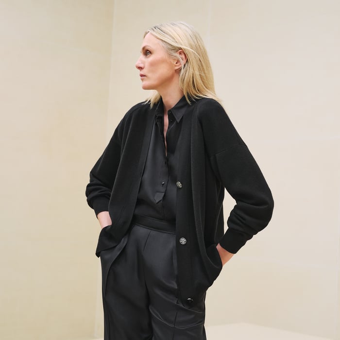 Long-sleeve cardigan