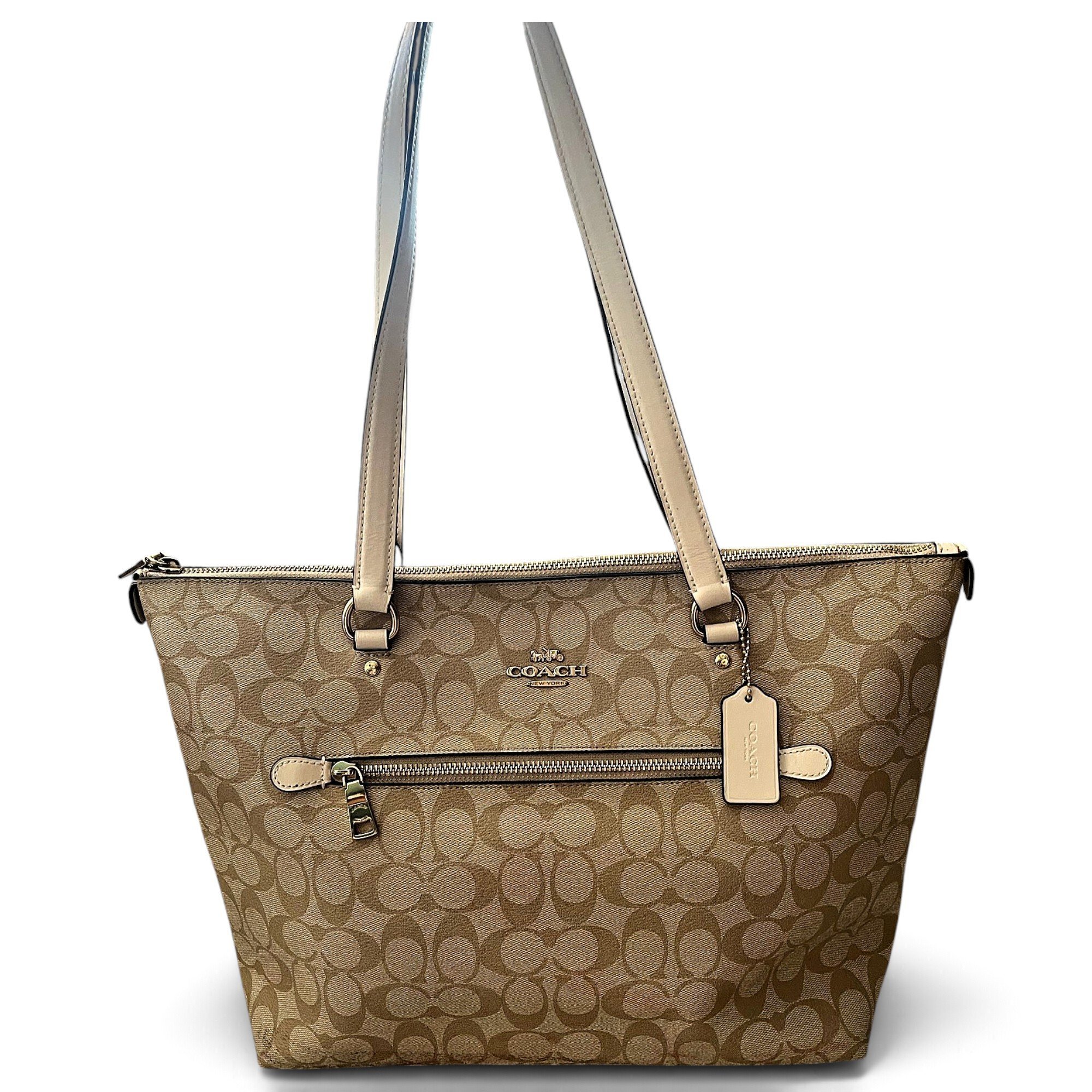 Leather tote
