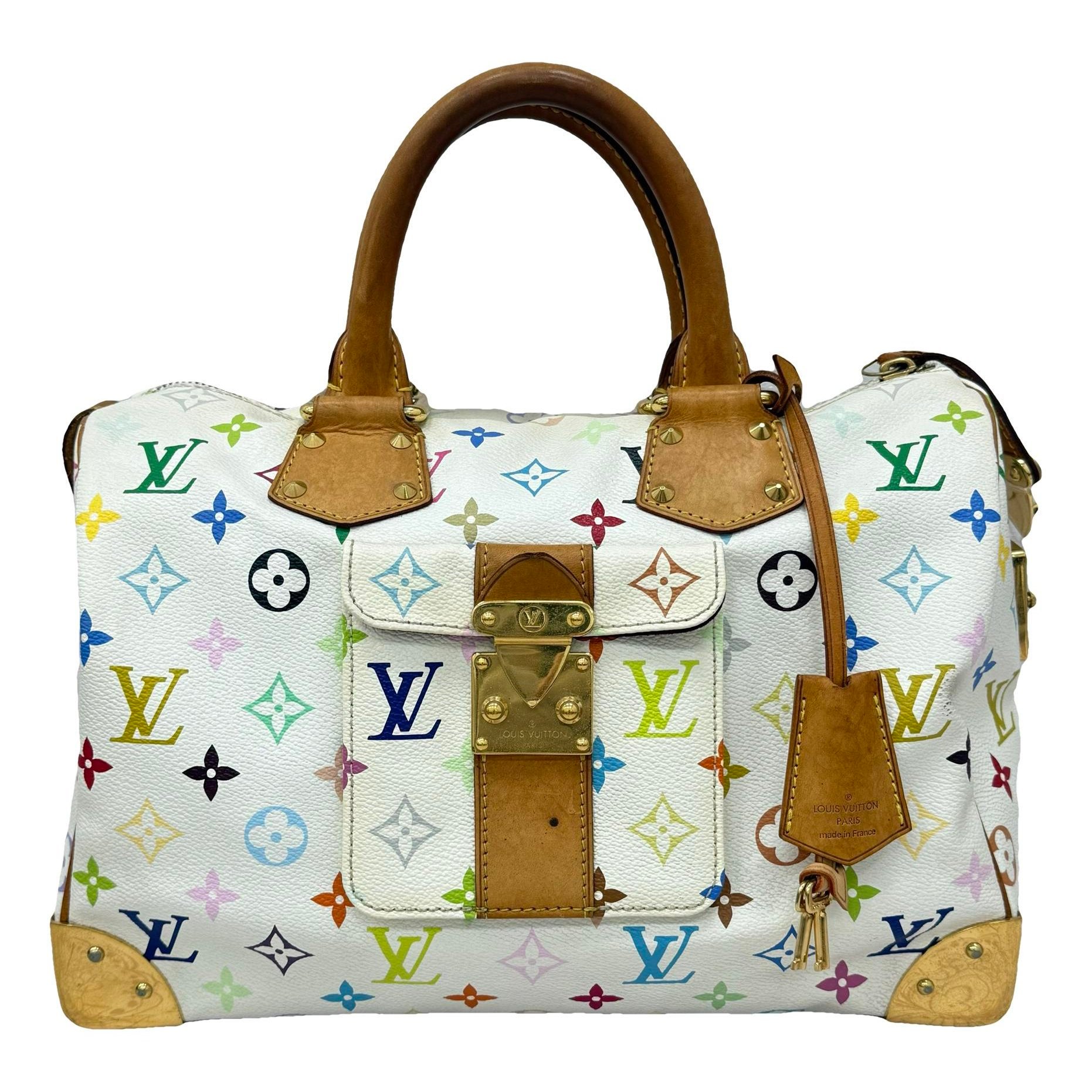 Speedy leather handbag