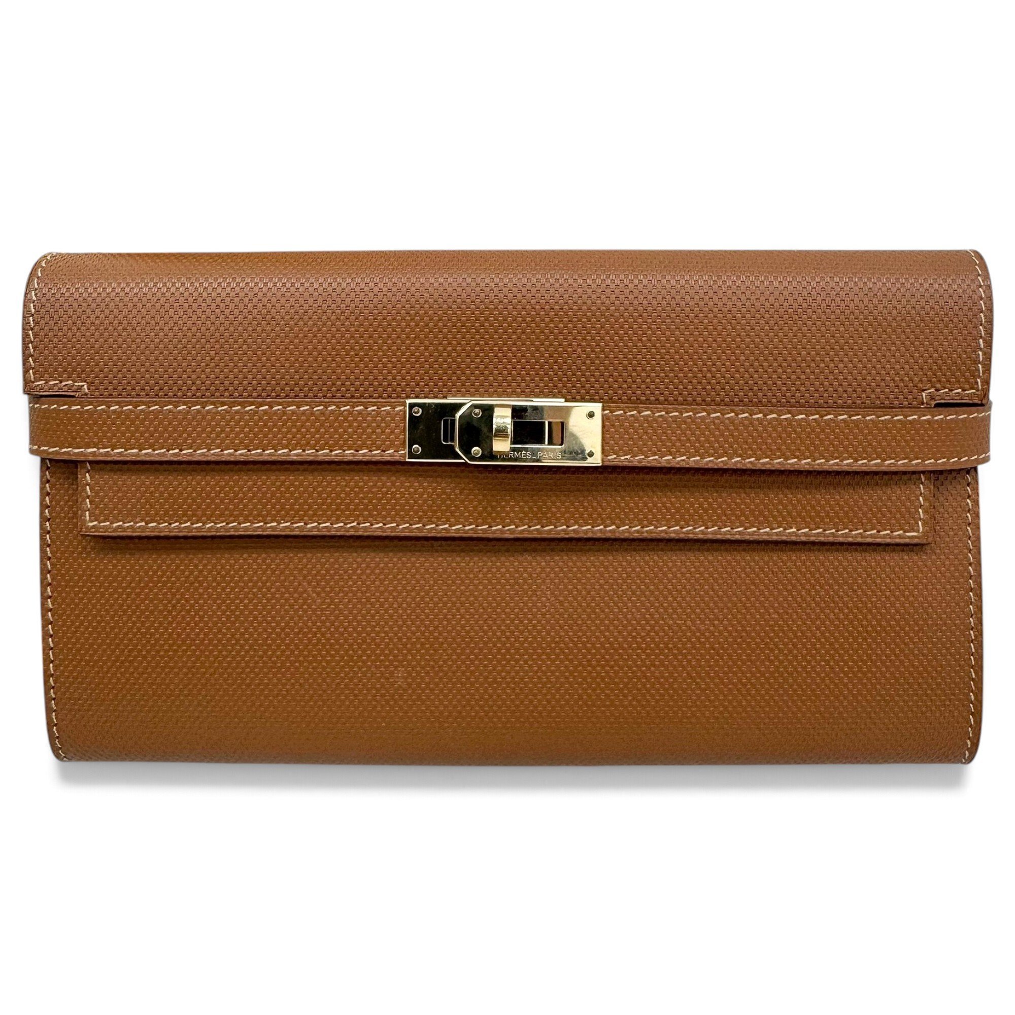 Kelly to go leather clutch bag