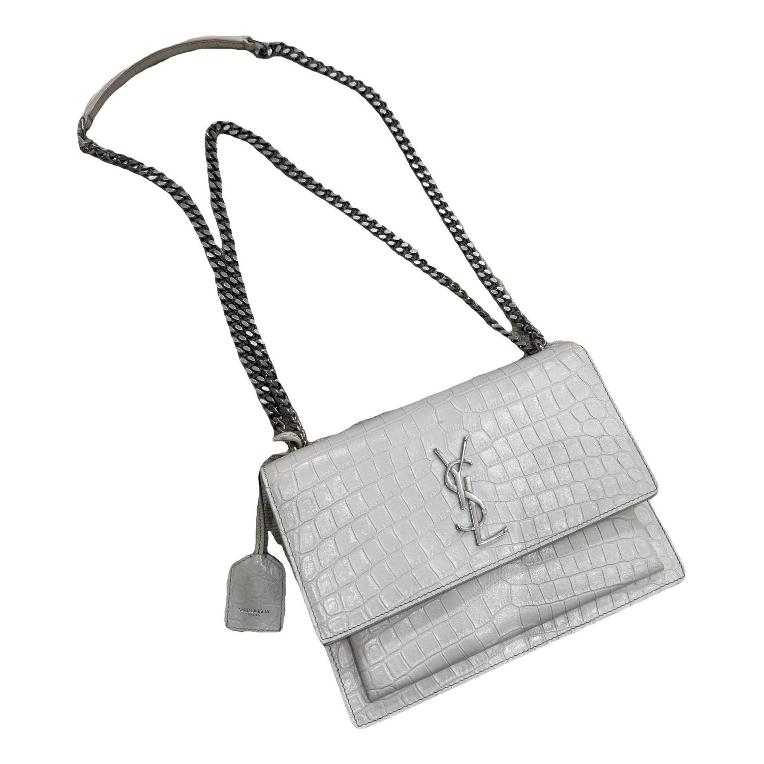 Sunset leather crossbody bag