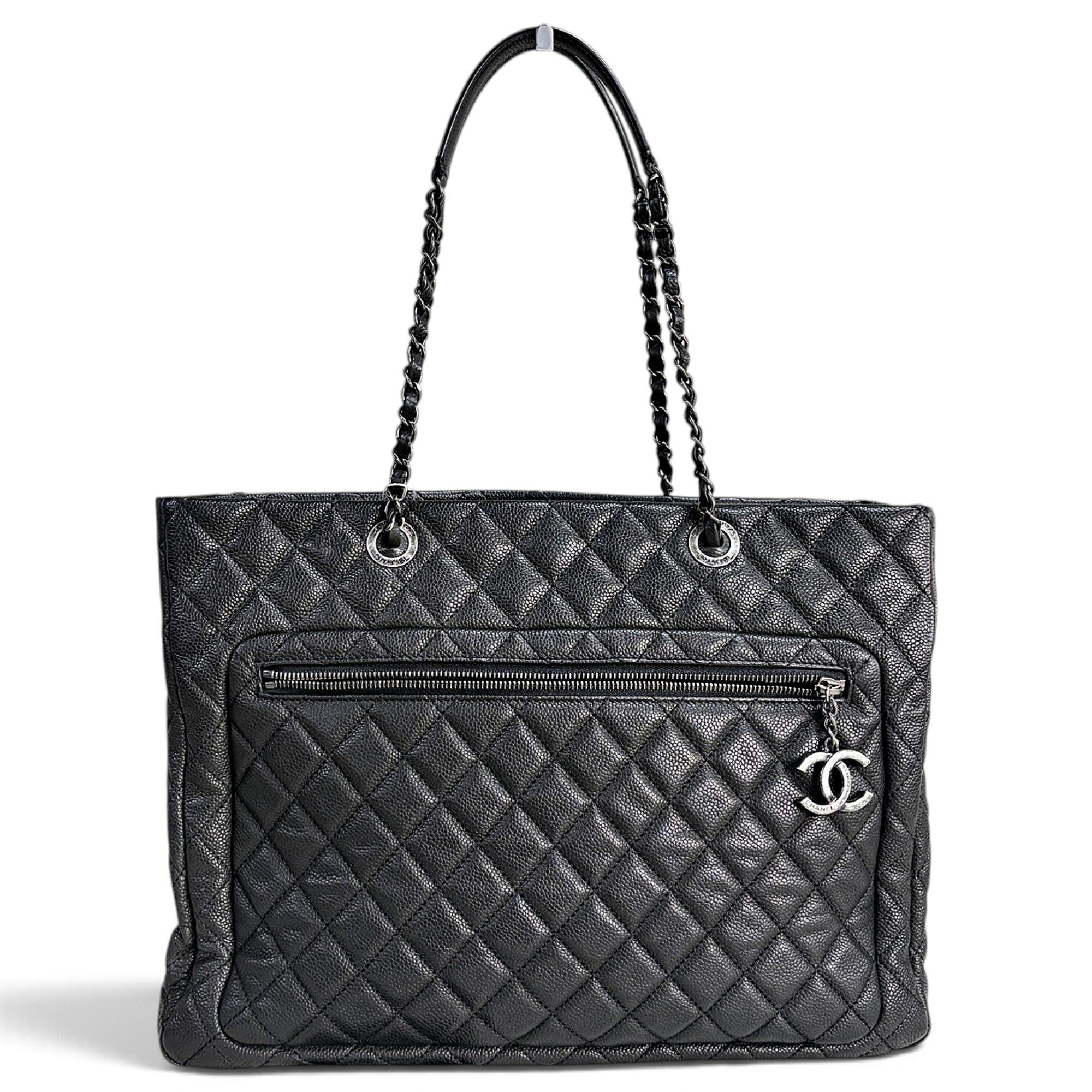 Grand shopping leather tote
