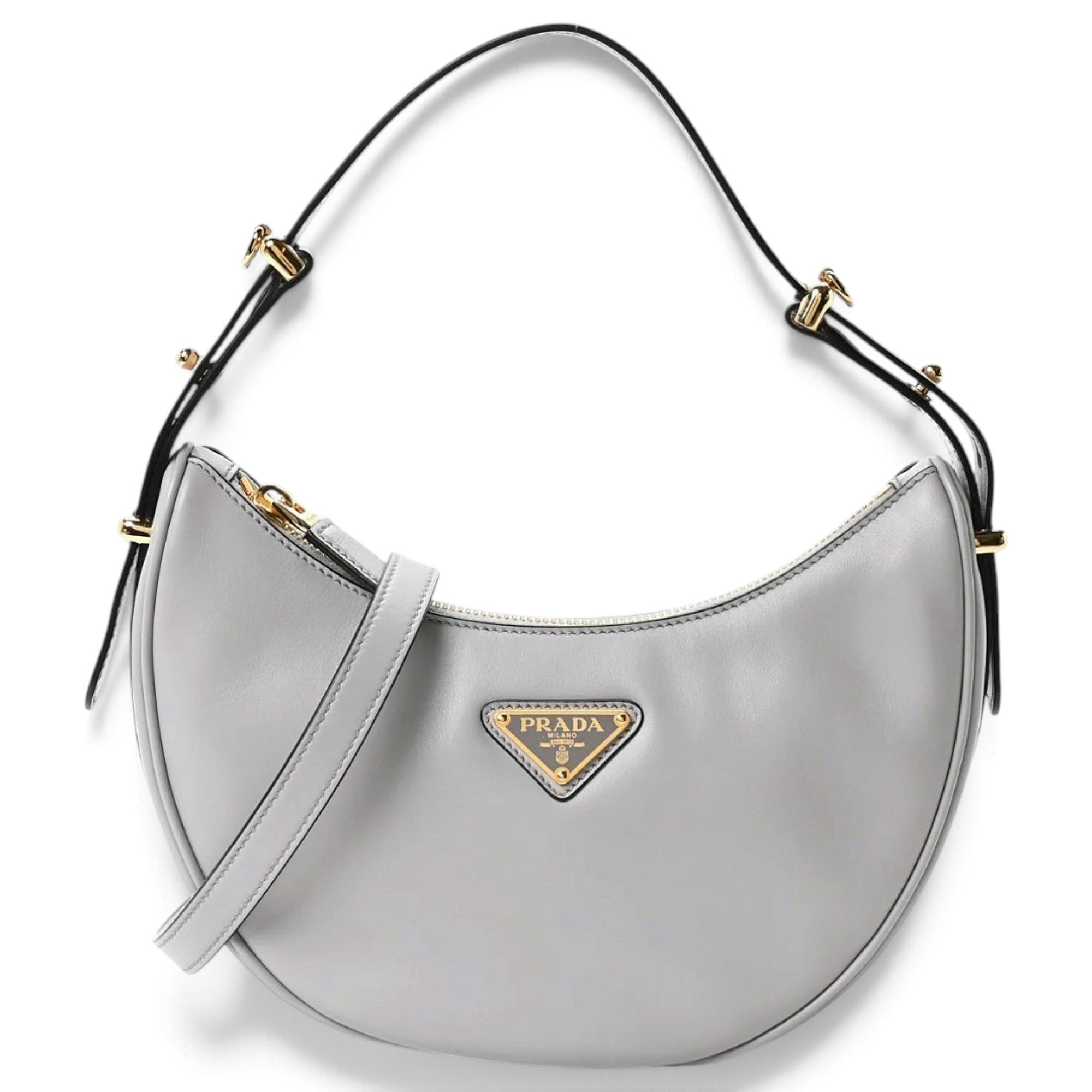 Arqué leather crossbody bag