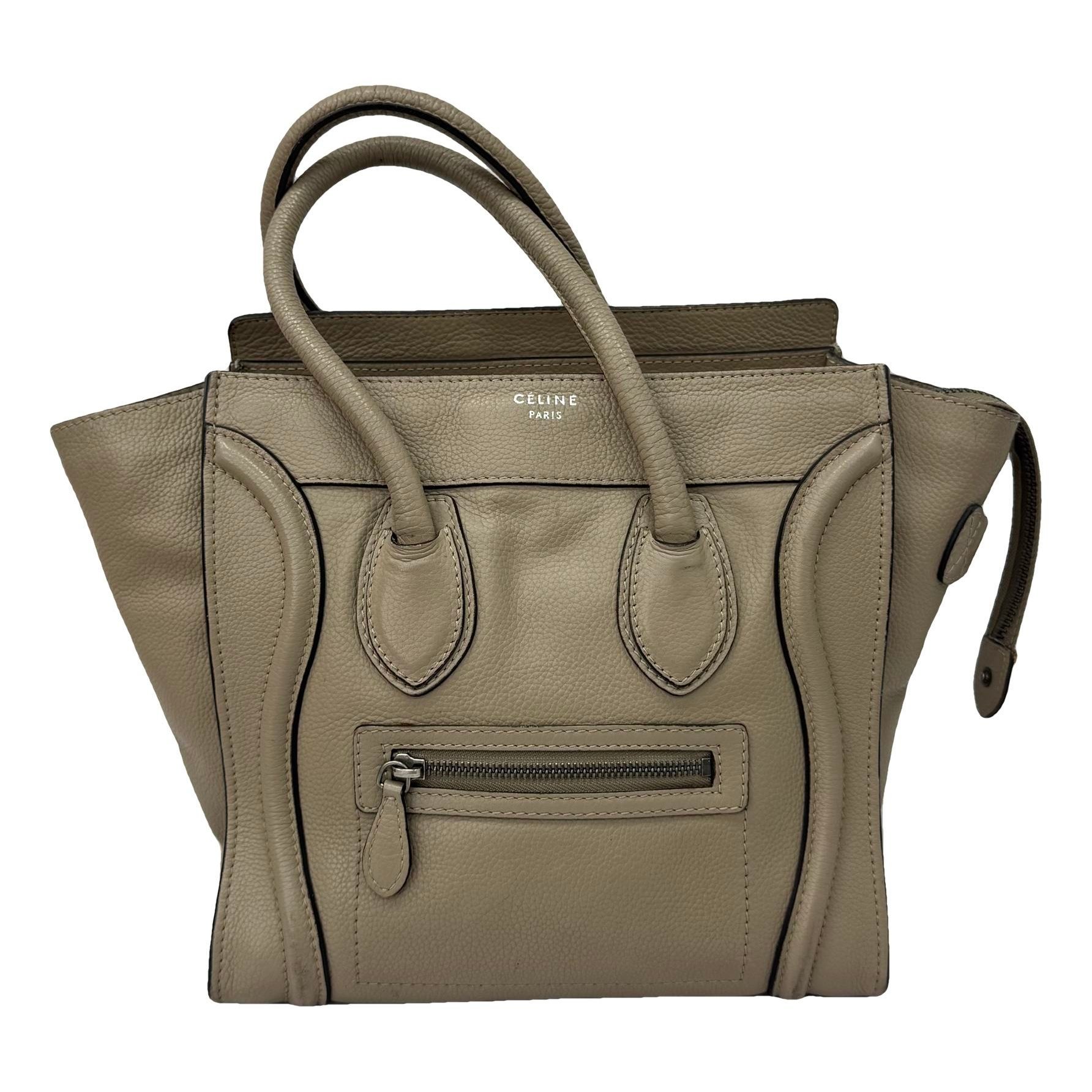 Luggage leather handbag